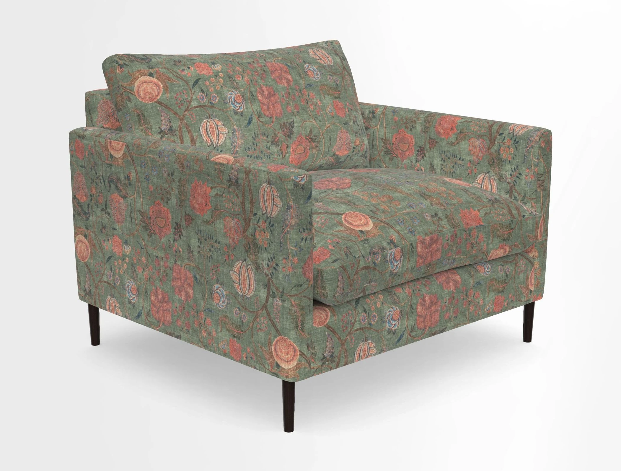 Heyshott Snuggler in Two Tone Plain Biscuit. Loose cover option available