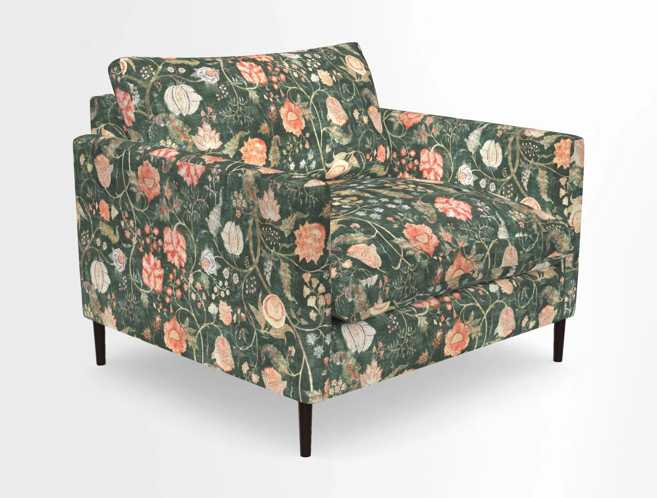 Heyshott Snuggler in Two Tone Plain Biscuit. Loose cover option available