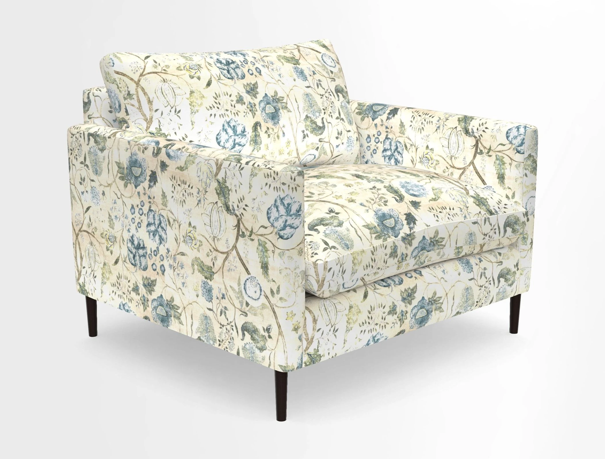 Heyshott Snuggler in Two Tone Plain Biscuit. Loose cover option available