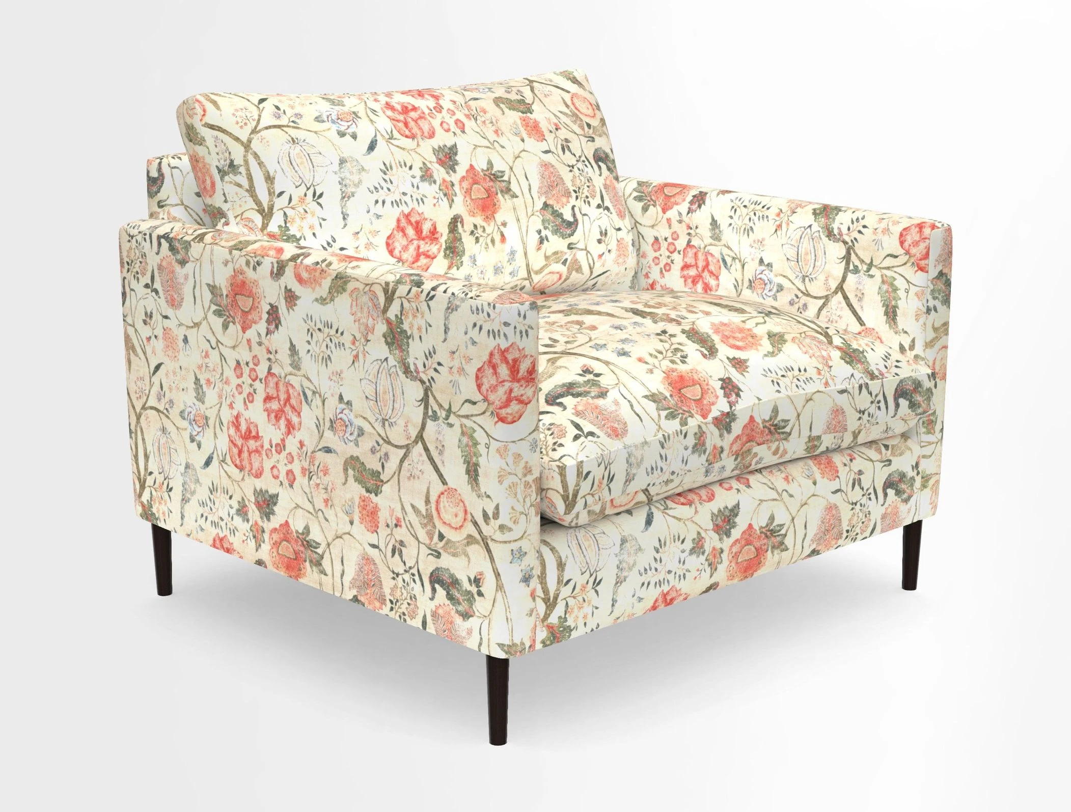 Heyshott Snuggler in Two Tone Plain Biscuit. Loose cover option available
