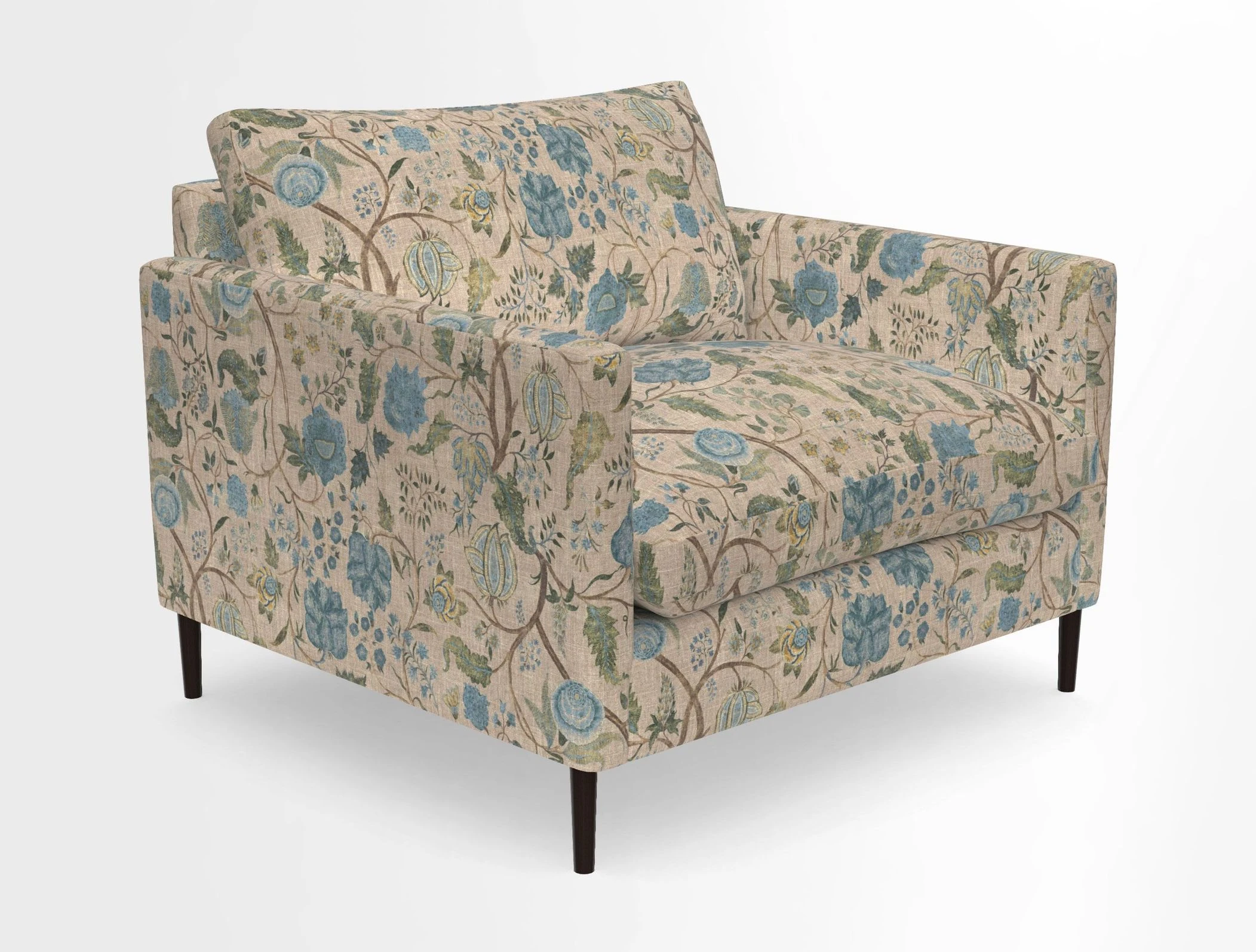 Heyshott Snuggler in Two Tone Plain Biscuit. Loose cover option available