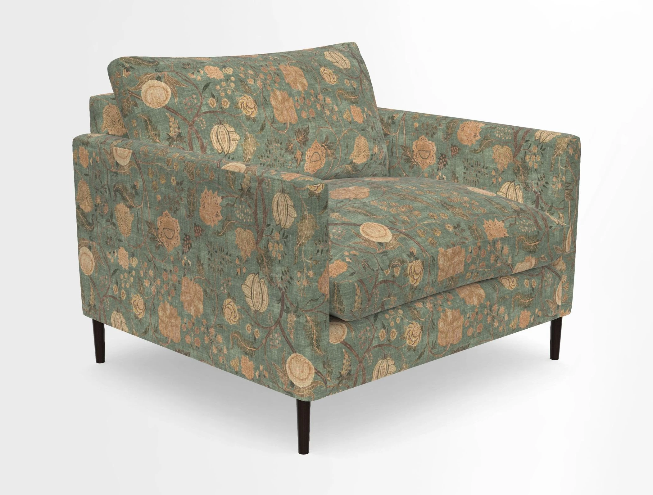 Heyshott Snuggler in Two Tone Plain Biscuit. Loose cover option available