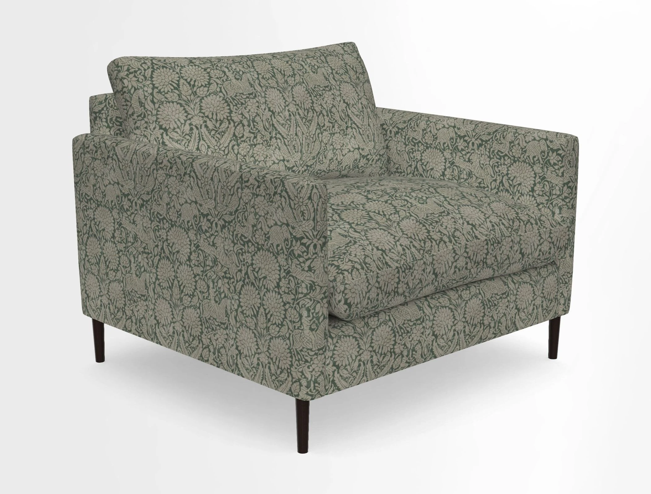 Heyshott Snuggler in Two Tone Plain Biscuit. Loose cover option available