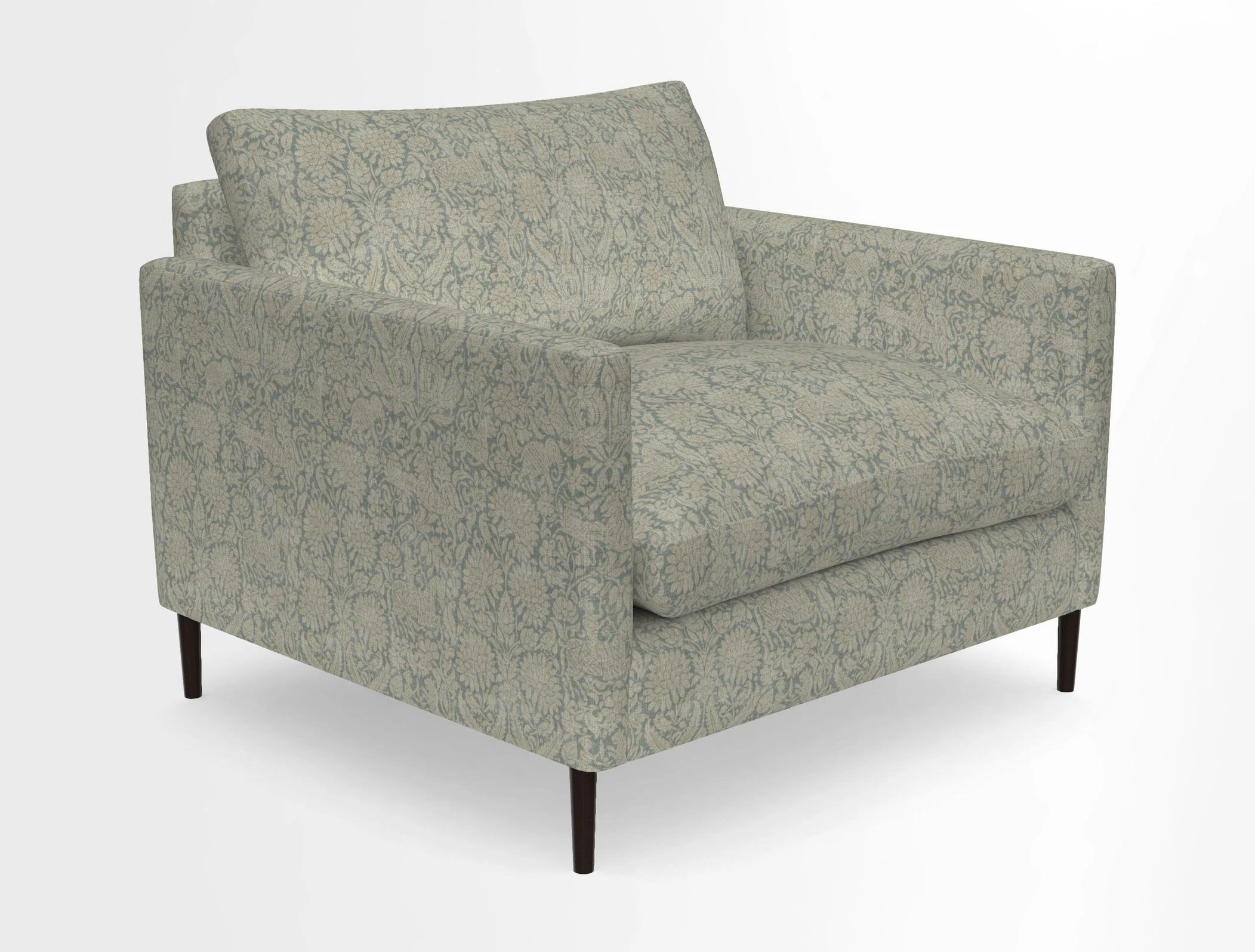 Heyshott Snuggler in Two Tone Plain Biscuit. Loose cover option available