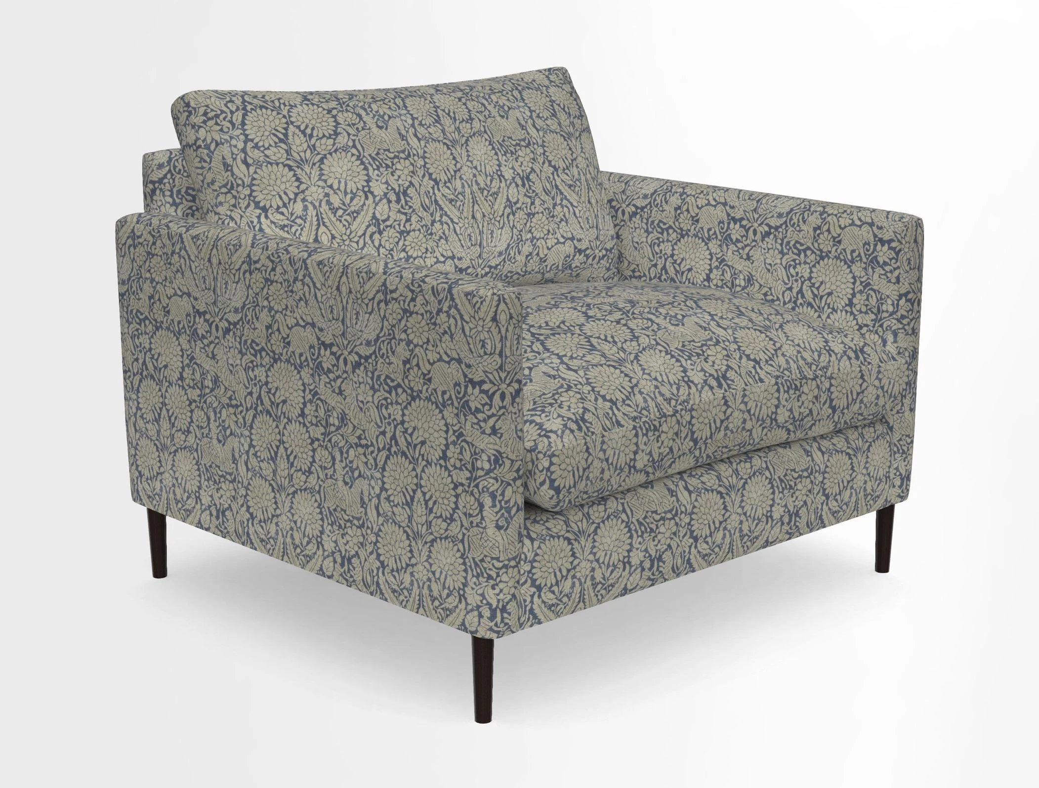 Heyshott Snuggler in Two Tone Plain Biscuit. Loose cover option available