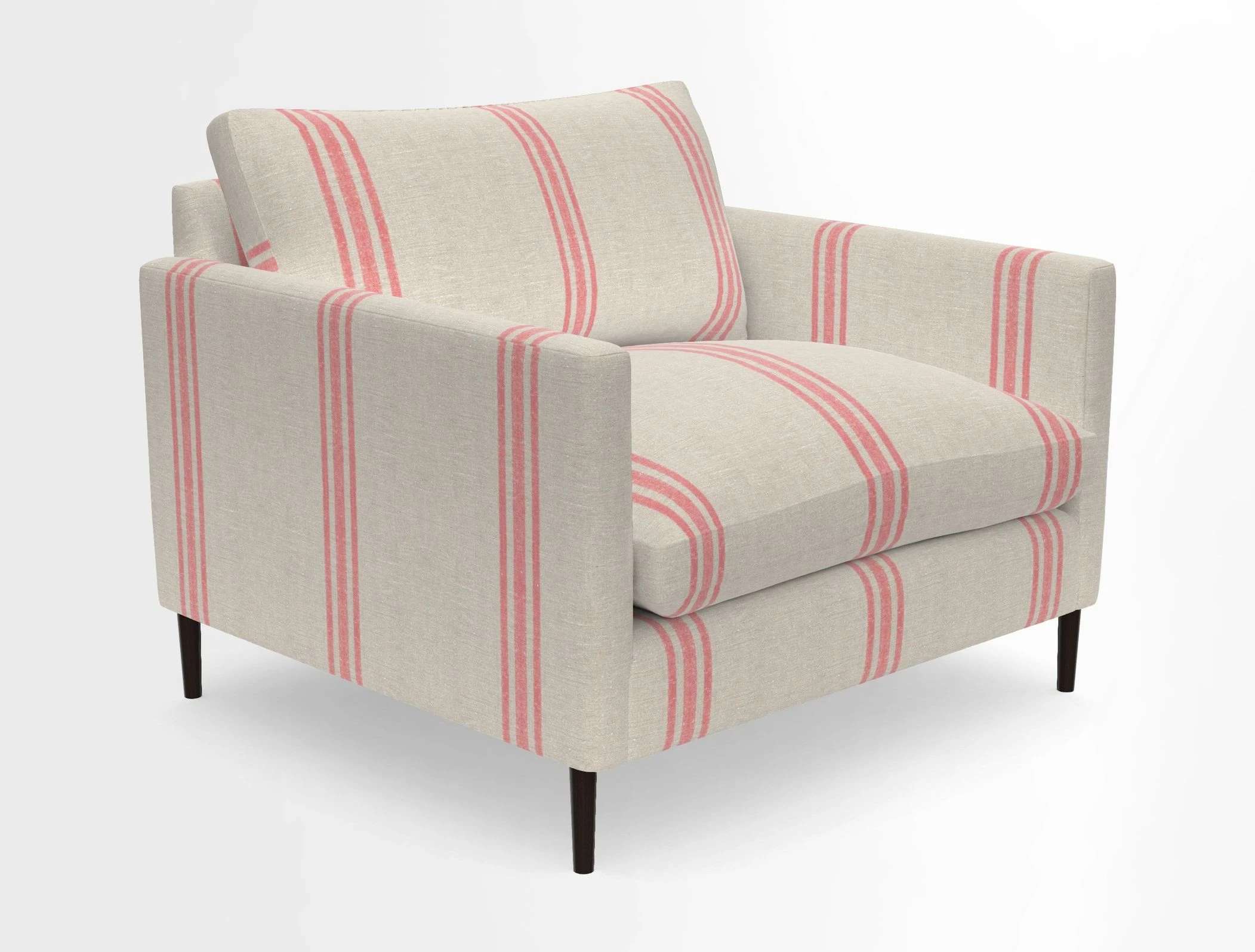 Heyshott Snuggler in Two Tone Plain Biscuit. Loose cover option available