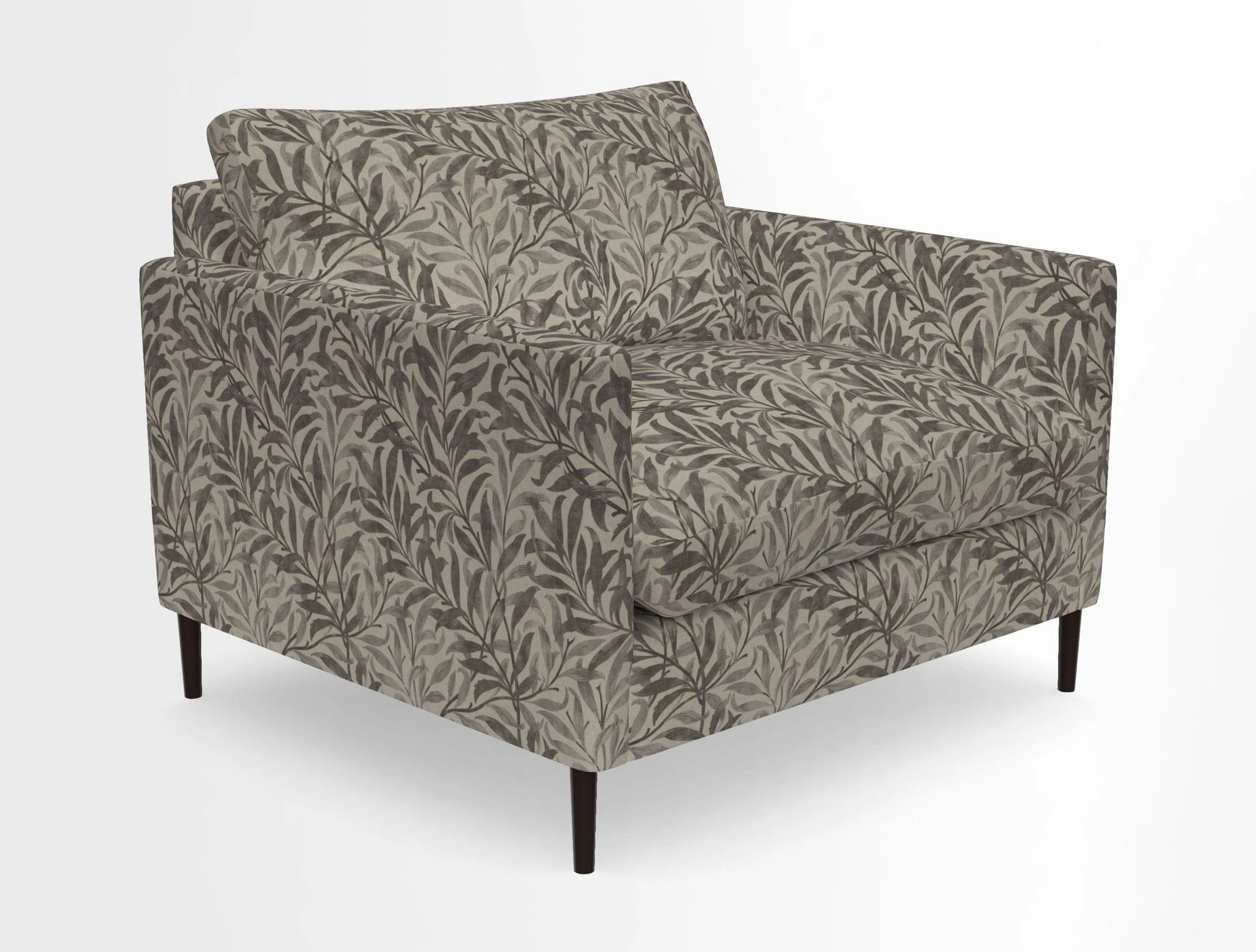 Heyshott Snuggler in Two Tone Plain Biscuit. Loose cover option available