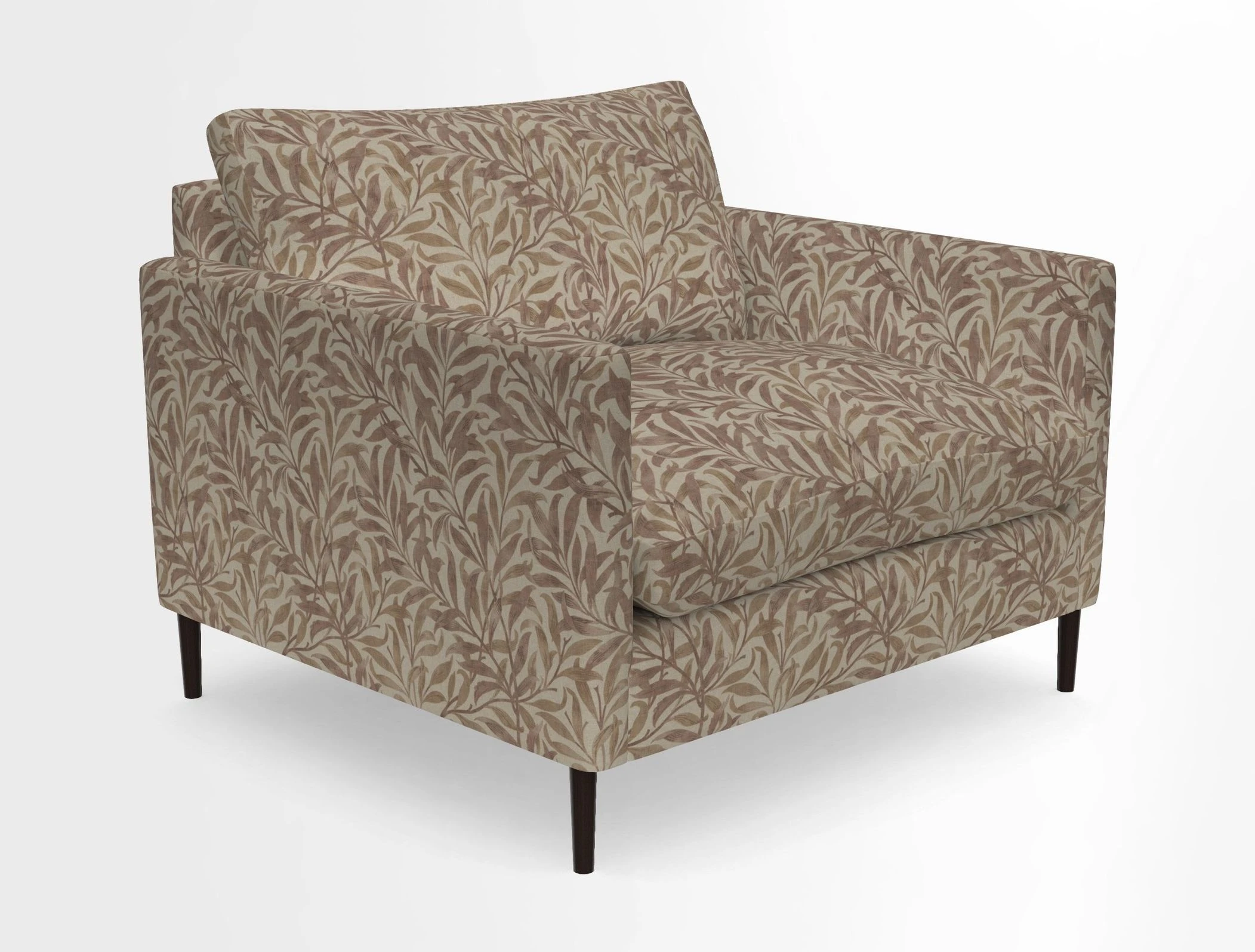 Heyshott Snuggler in Two Tone Plain Biscuit. Loose cover option available