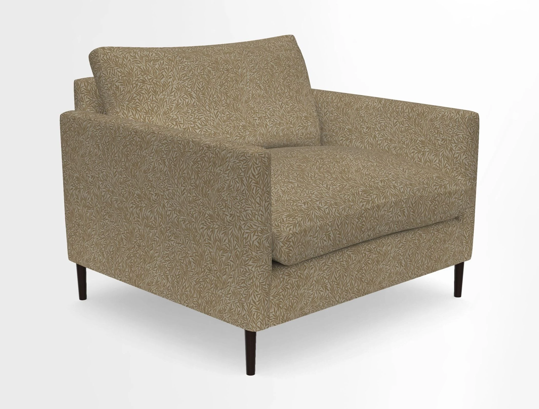 Heyshott Snuggler in Two Tone Plain Biscuit. Loose cover option available