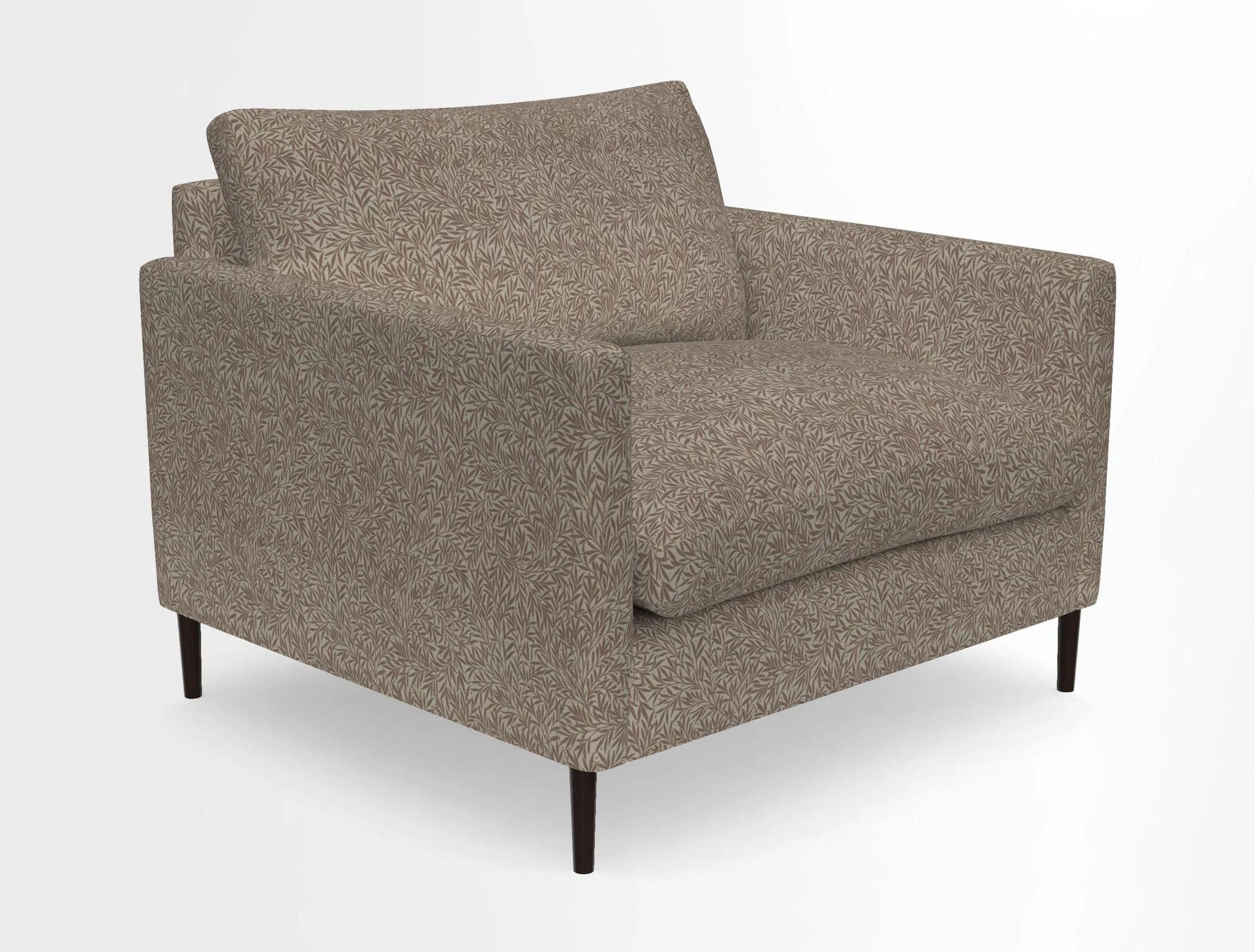 Heyshott Snuggler in Two Tone Plain Biscuit. Loose cover option available