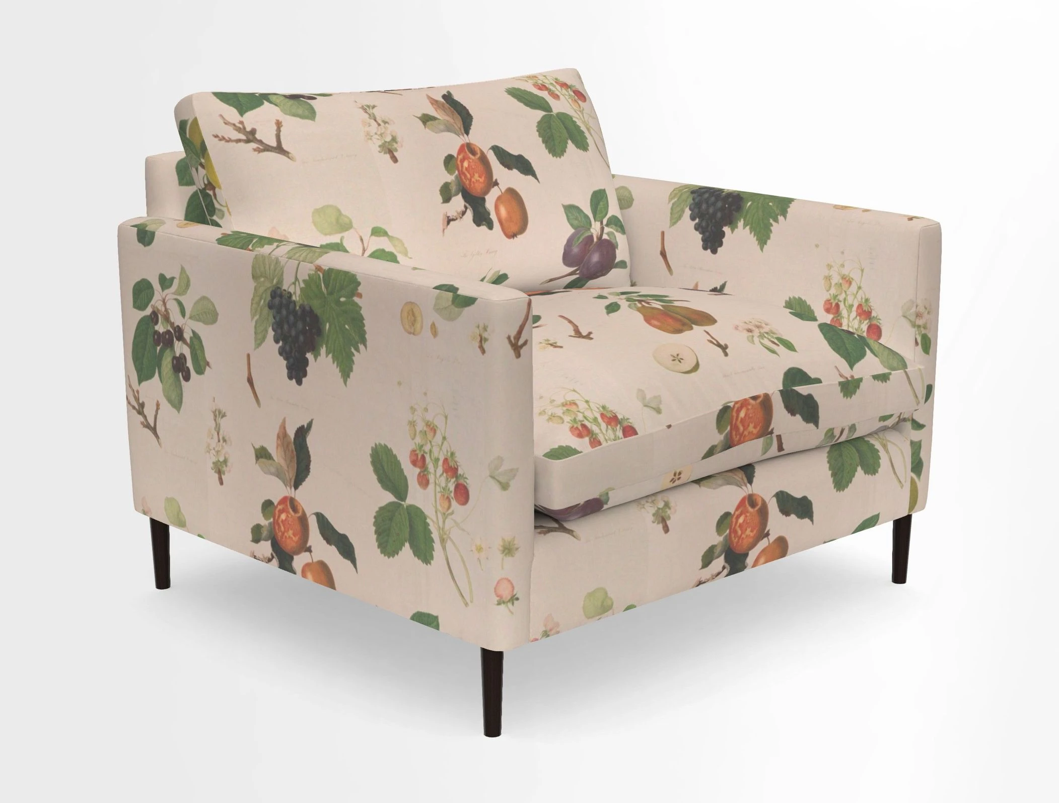 Heyshott Snuggler in Two Tone Plain Biscuit. Loose cover option available