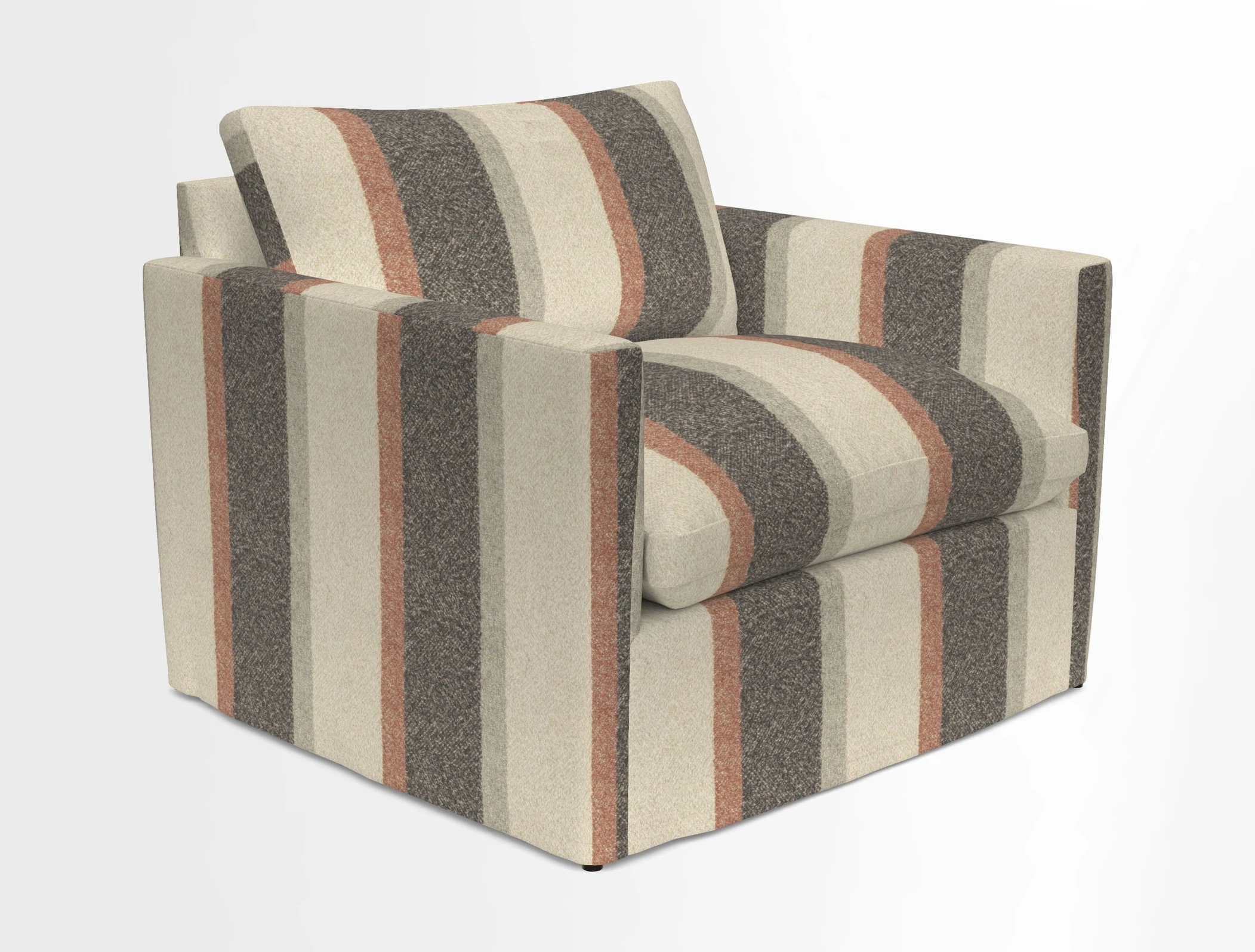 Heyshott Snuggler in Two Tone Plain Biscuit. Loose cover option available