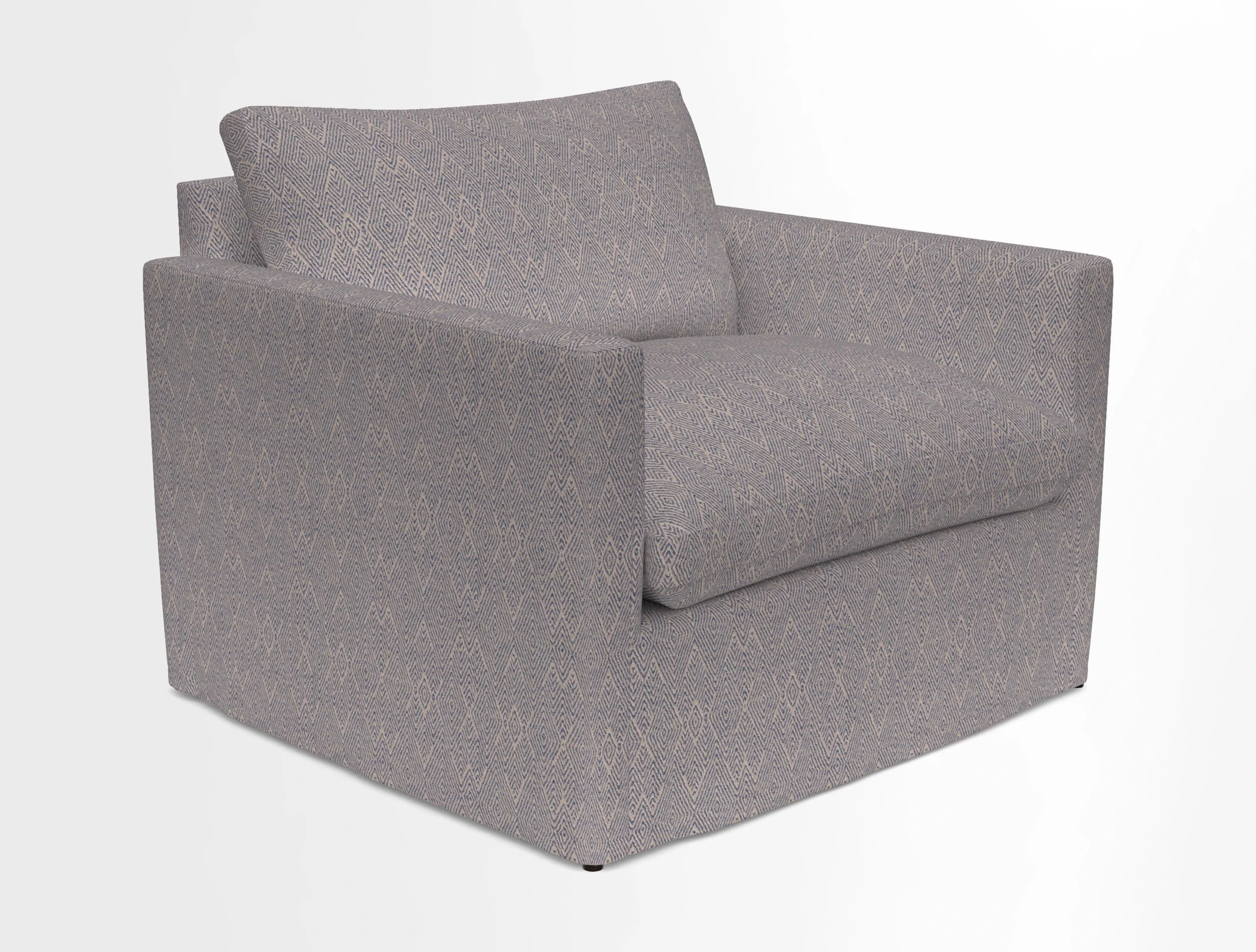 Heyshott Snuggler in Two Tone Plain Biscuit. Loose cover option available