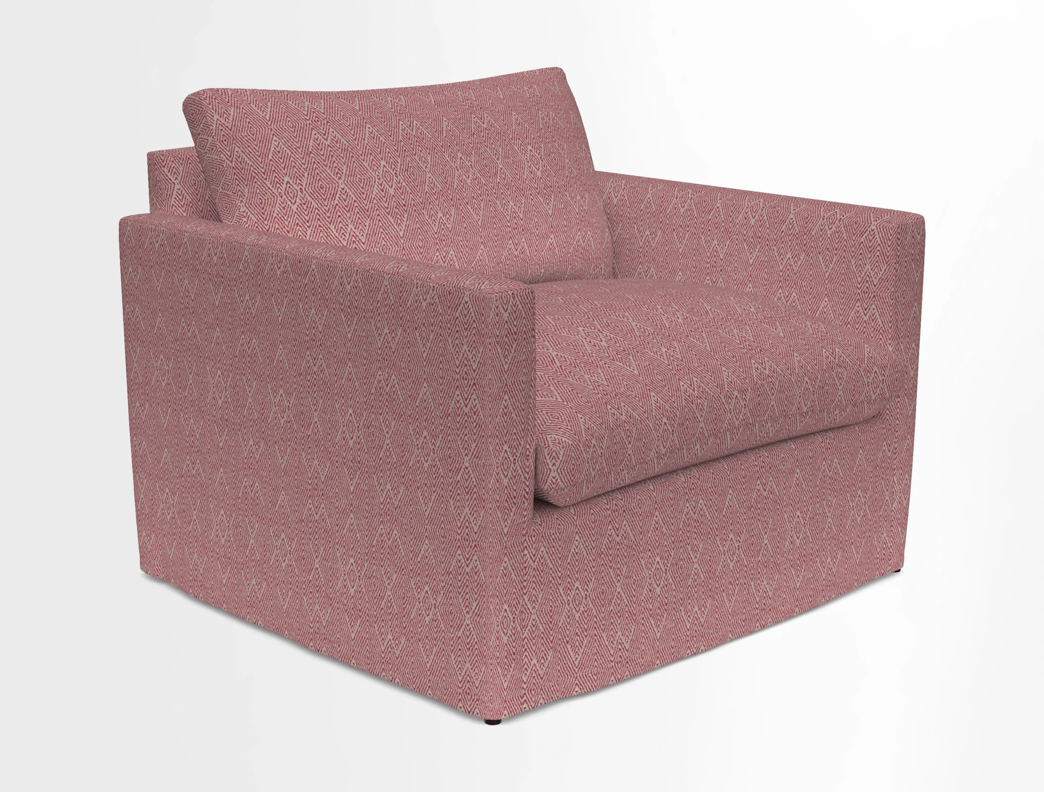 Heyshott Snuggler in Two Tone Plain Biscuit. Loose cover option available