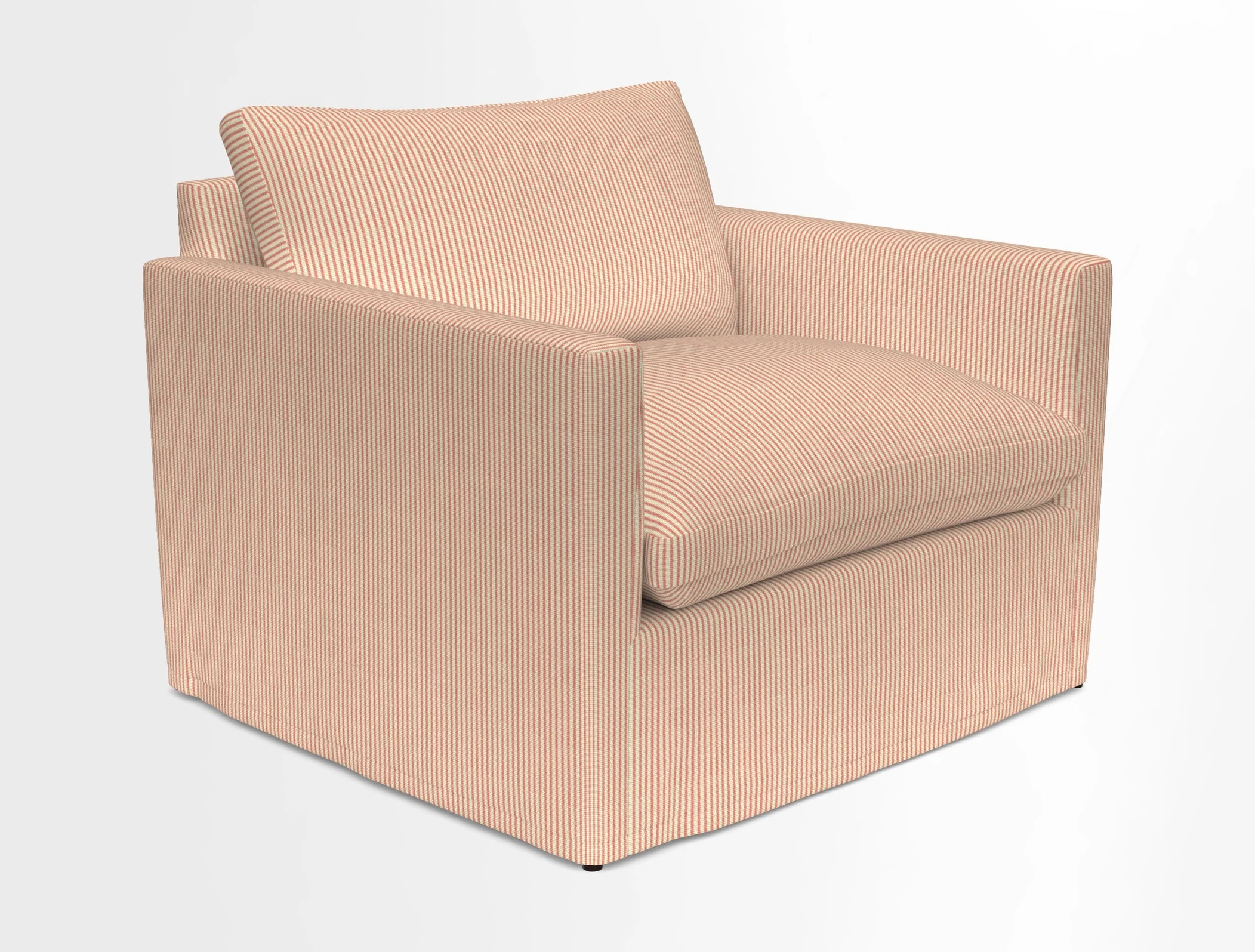 Heyshott Snuggler in Two Tone Plain Biscuit. Loose cover option available