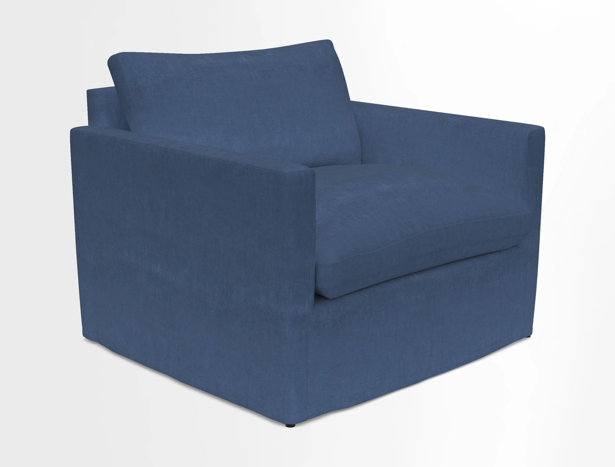 Heyshott Snuggler in Two Tone Plain Biscuit. Loose cover option available