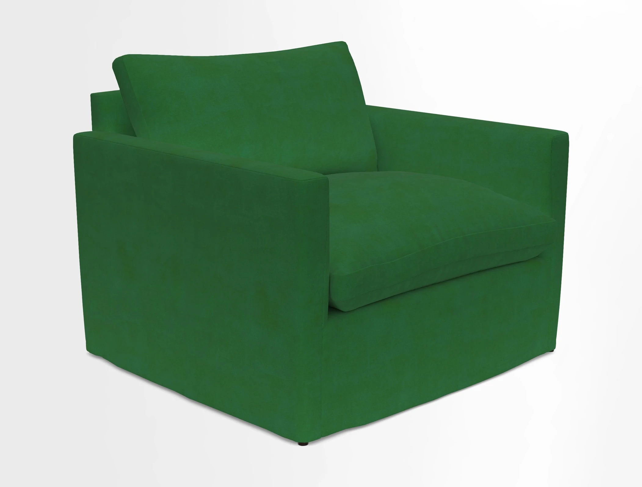 Heyshott Snuggler in Two Tone Plain Biscuit. Loose cover option available