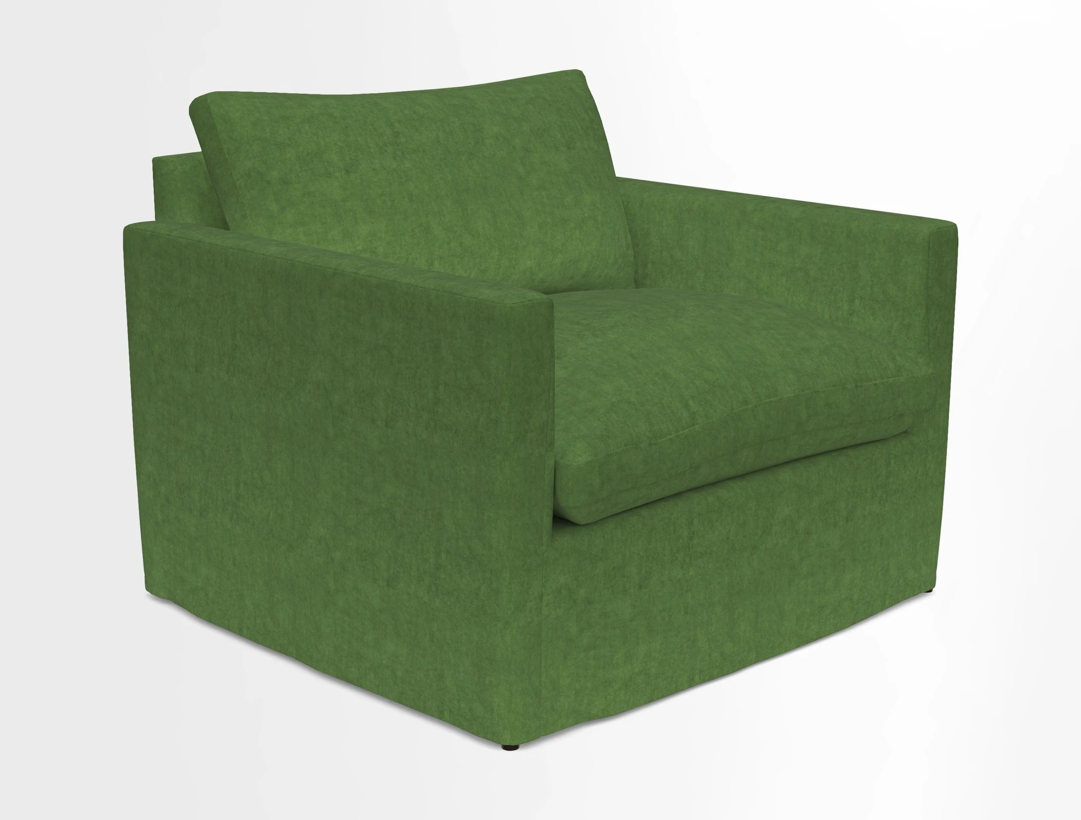 Heyshott Snuggler in Two Tone Plain Biscuit. Loose cover option available