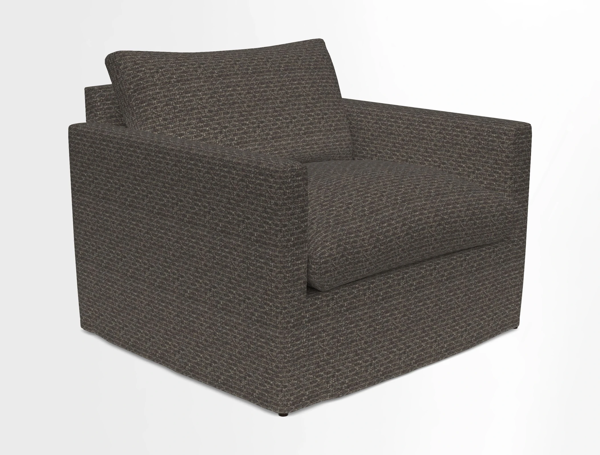 Heyshott Snuggler in Two Tone Plain Biscuit. Loose cover option available