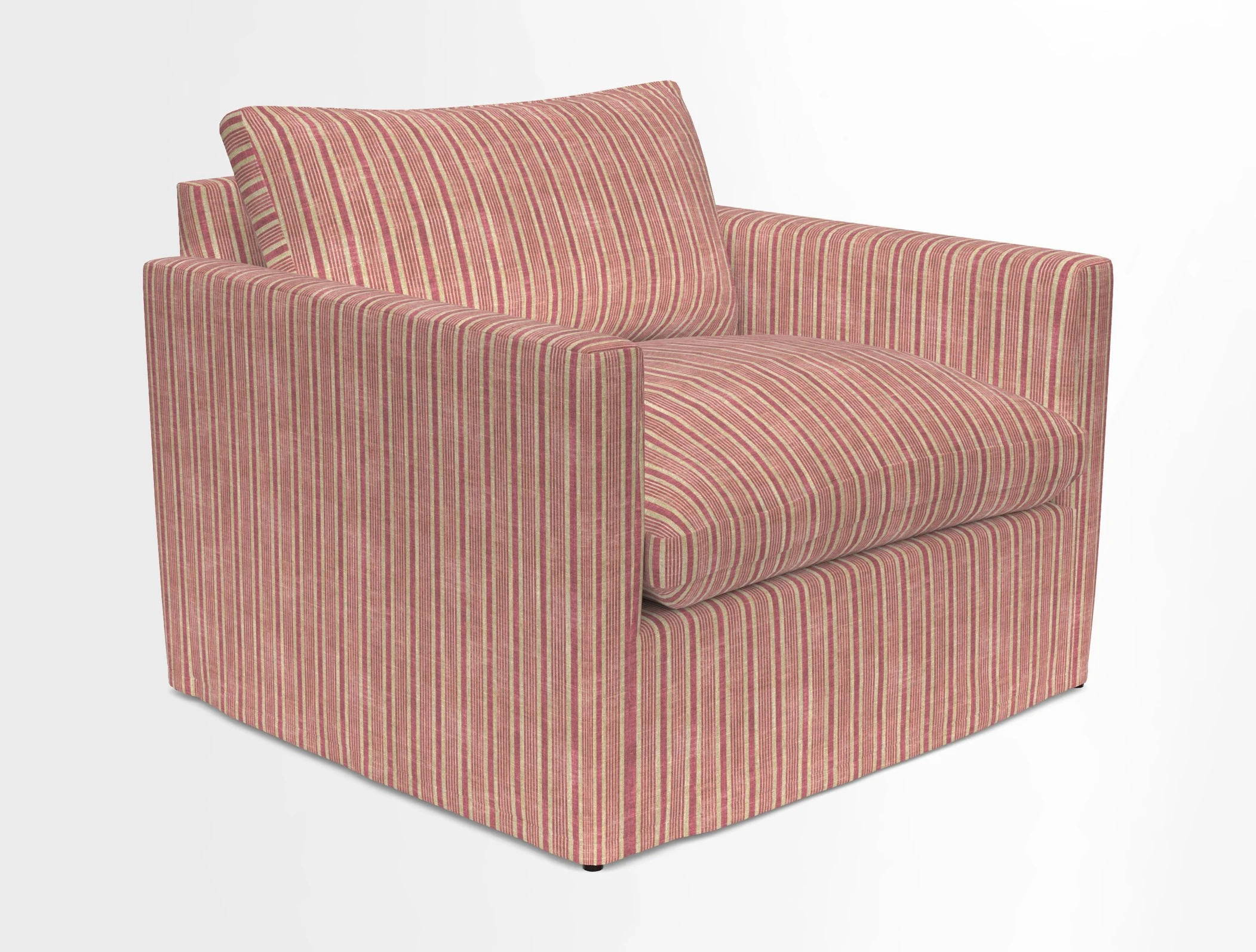Heyshott Snuggler in Two Tone Plain Biscuit. Loose cover option available