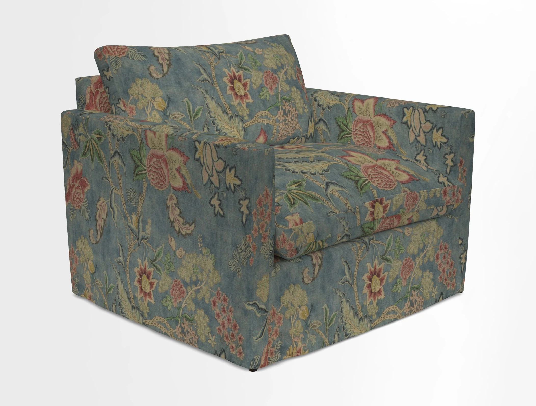 Heyshott Snuggler in Two Tone Plain Biscuit. Loose cover option available