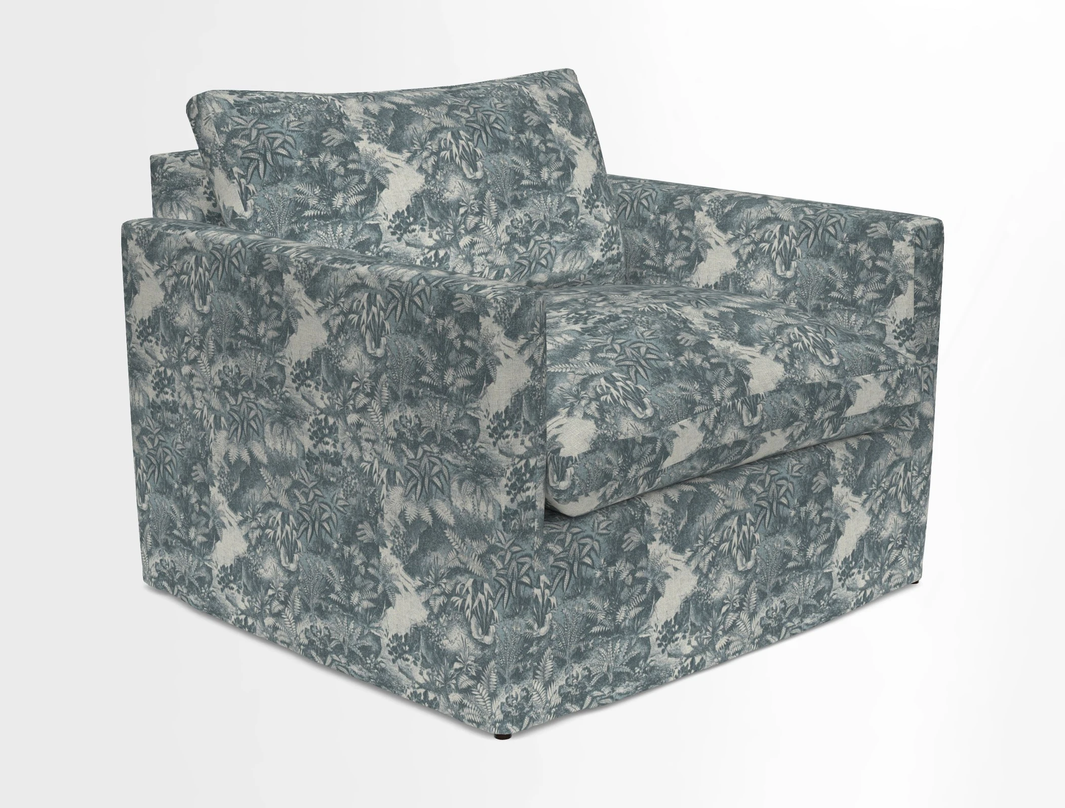 Heyshott Snuggler in Two Tone Plain Biscuit. Loose cover option available