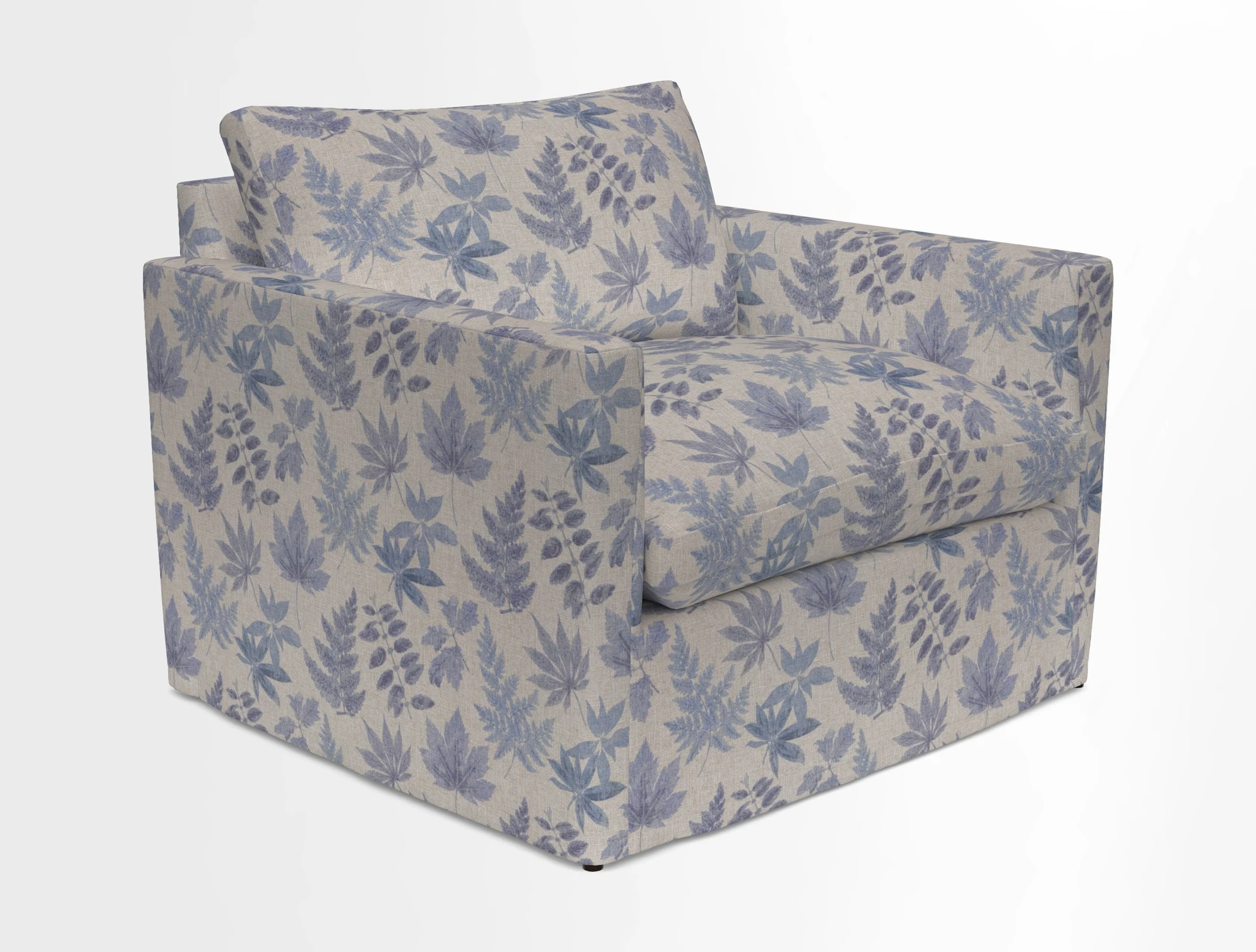 Heyshott Snuggler in Two Tone Plain Biscuit. Loose cover option available