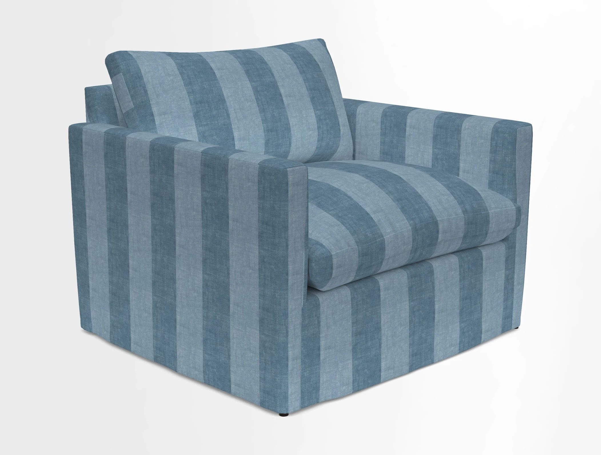 Heyshott Snuggler in Two Tone Plain Biscuit. Loose cover option available