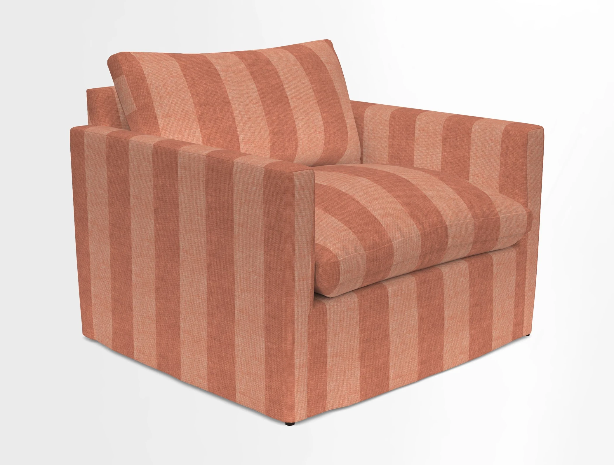 Heyshott Snuggler in Two Tone Plain Biscuit. Loose cover option available