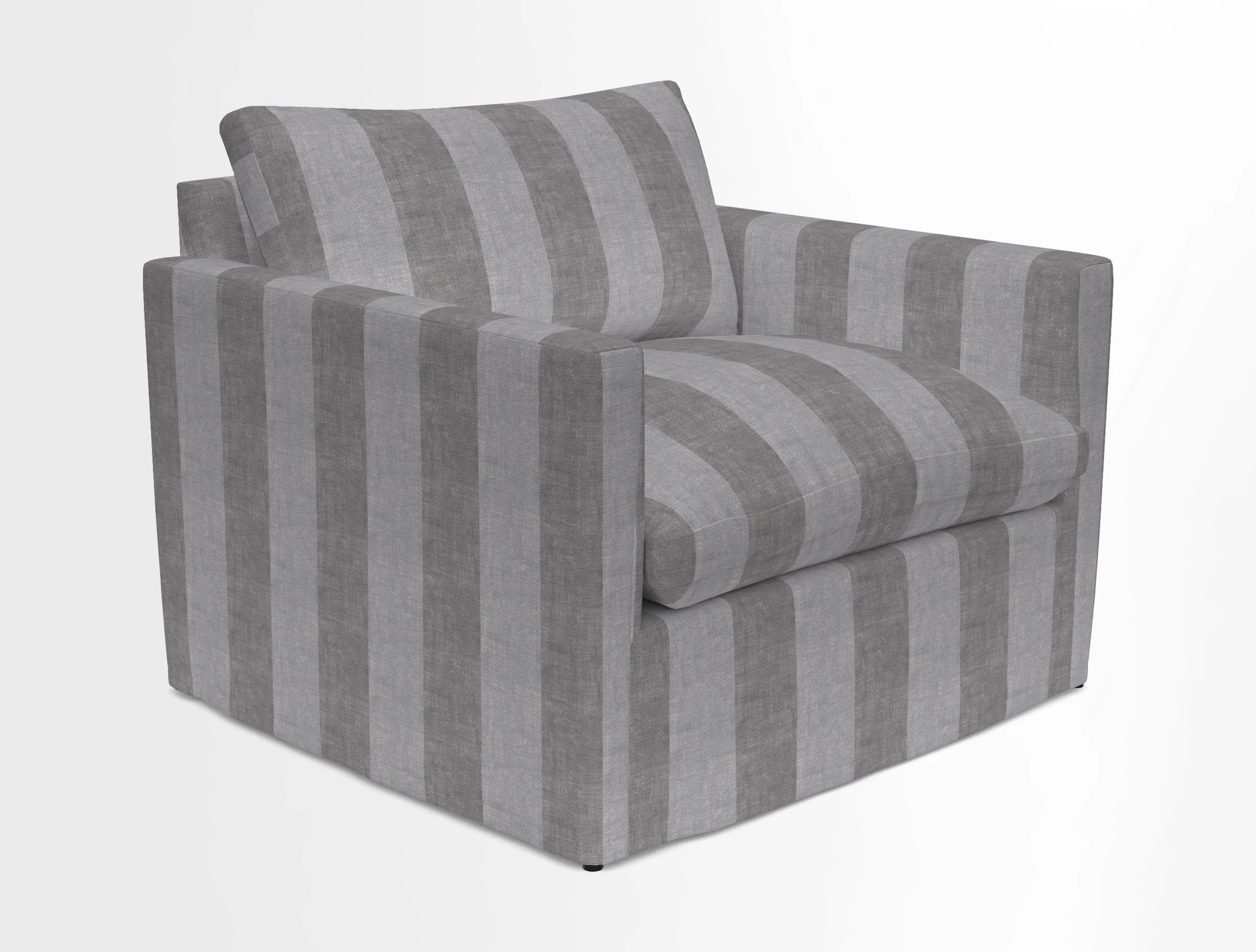 Heyshott Snuggler in Two Tone Plain Biscuit. Loose cover option available