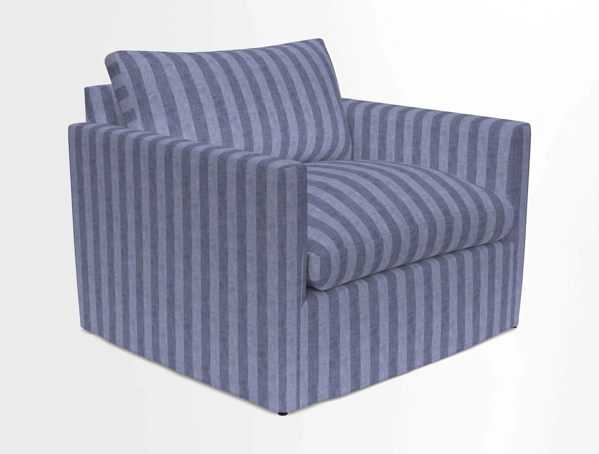 Heyshott Snuggler in Two Tone Plain Biscuit. Loose cover option available