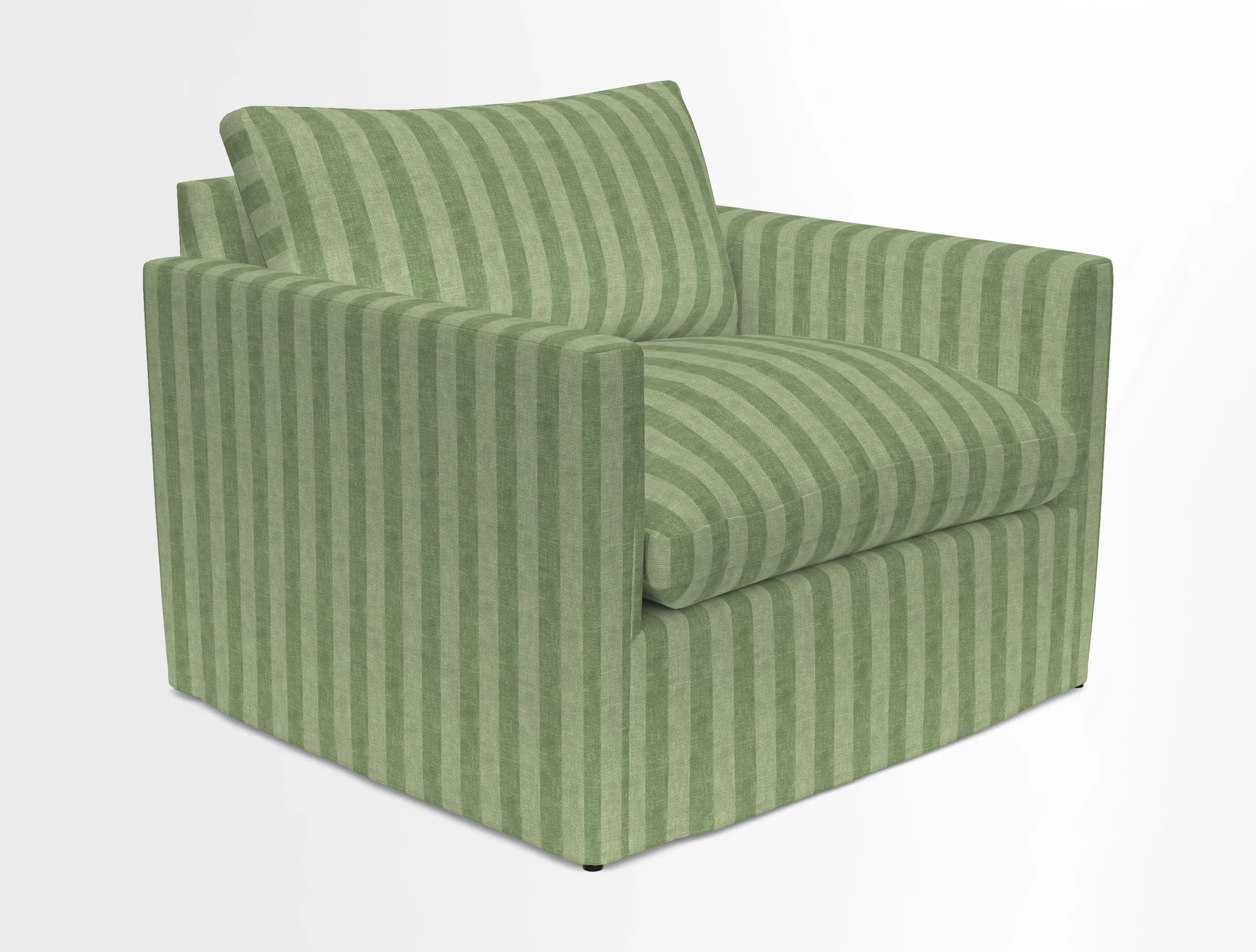 Heyshott Snuggler in Two Tone Plain Biscuit. Loose cover option available
