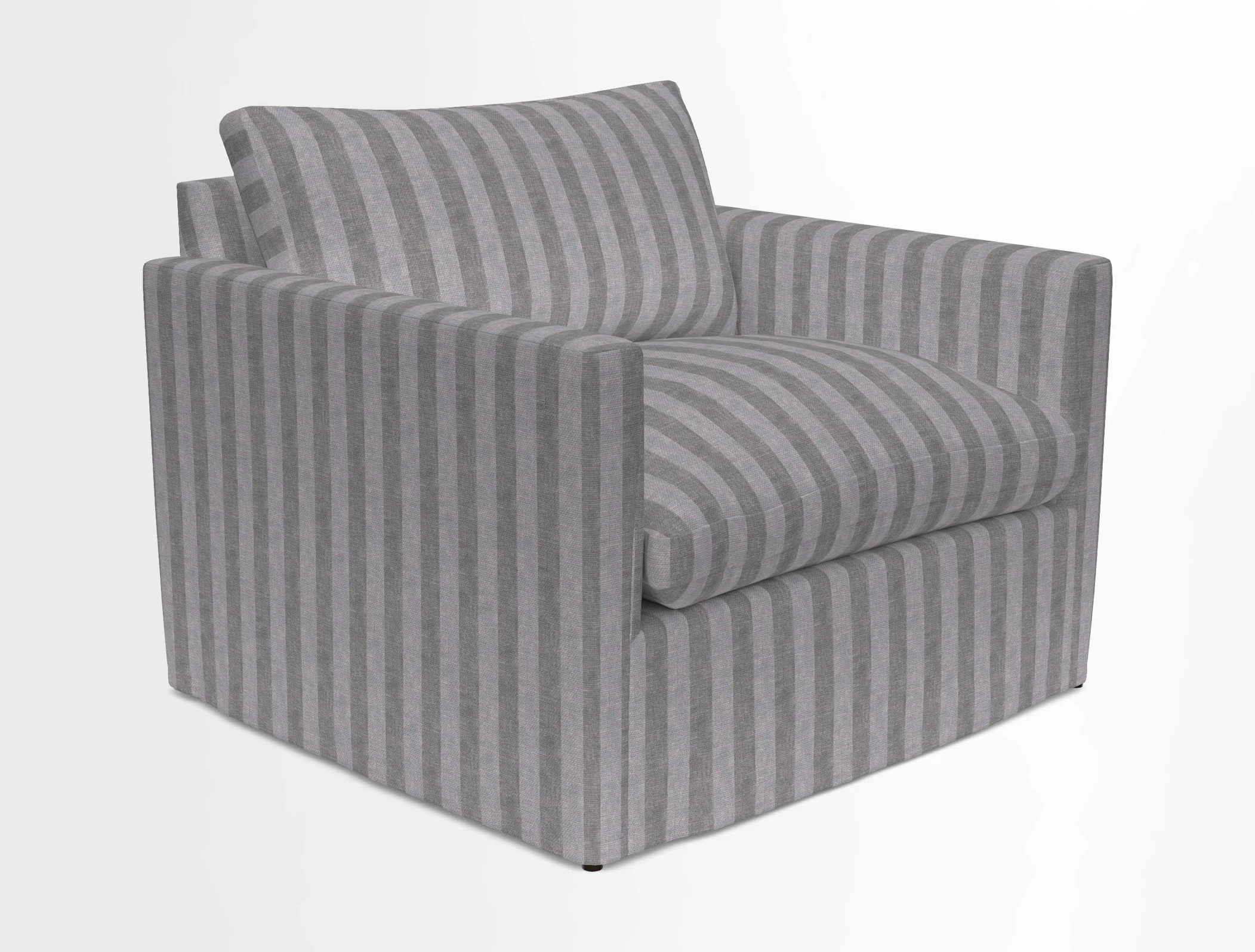 Heyshott Snuggler in Two Tone Plain Biscuit. Loose cover option available