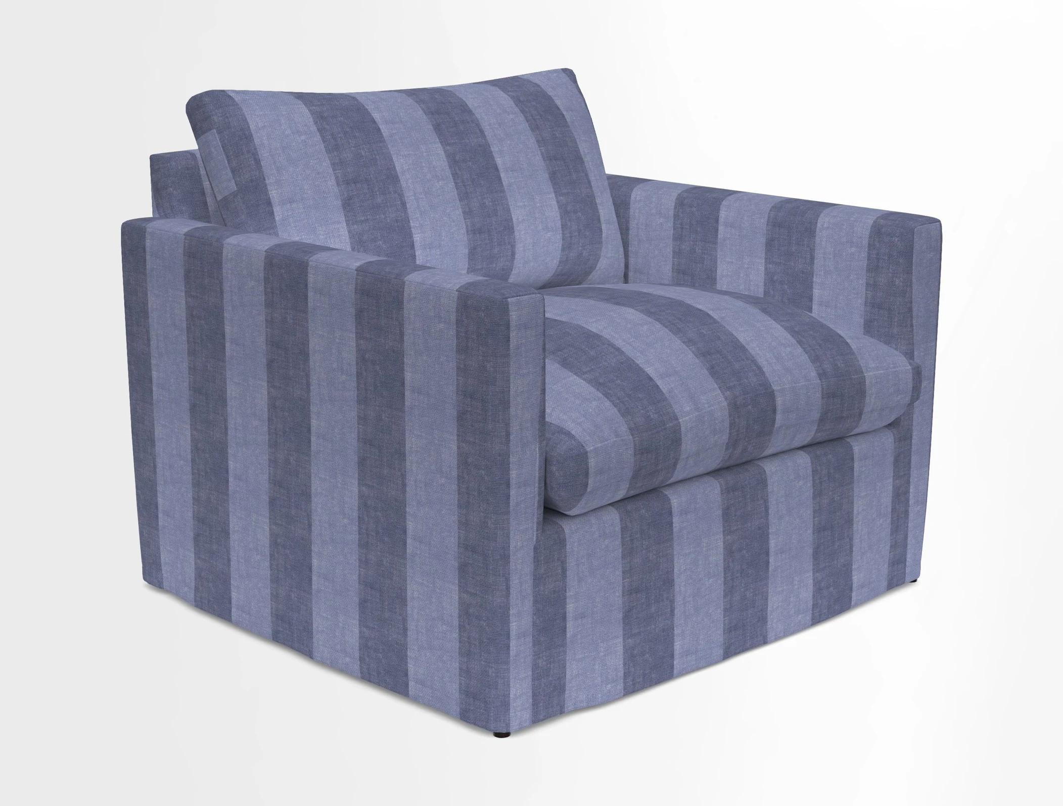 Heyshott Snuggler in Two Tone Plain Biscuit. Loose cover option available