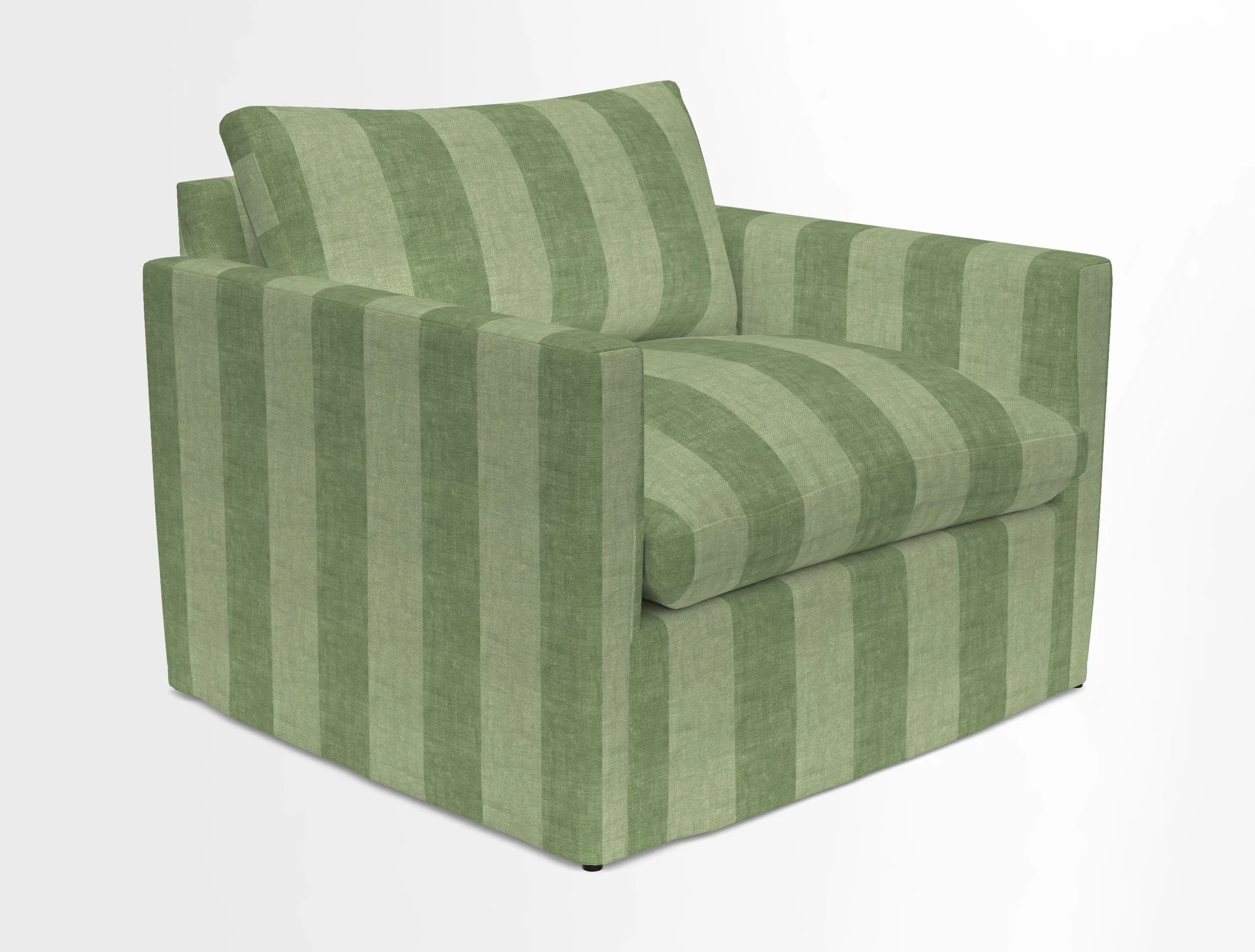 Heyshott Snuggler in Two Tone Plain Biscuit. Loose cover option available