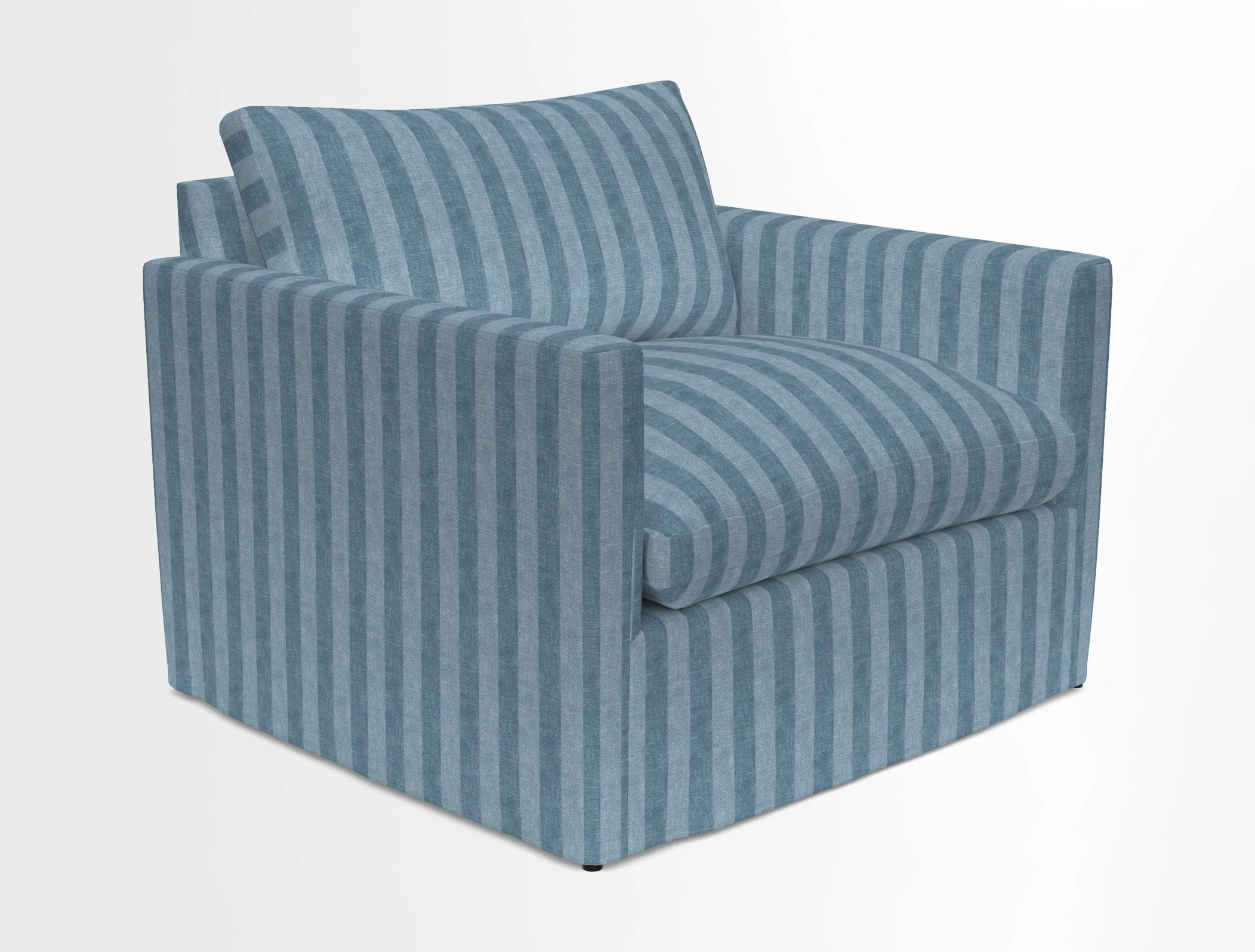 Heyshott Snuggler in Two Tone Plain Biscuit. Loose cover option available