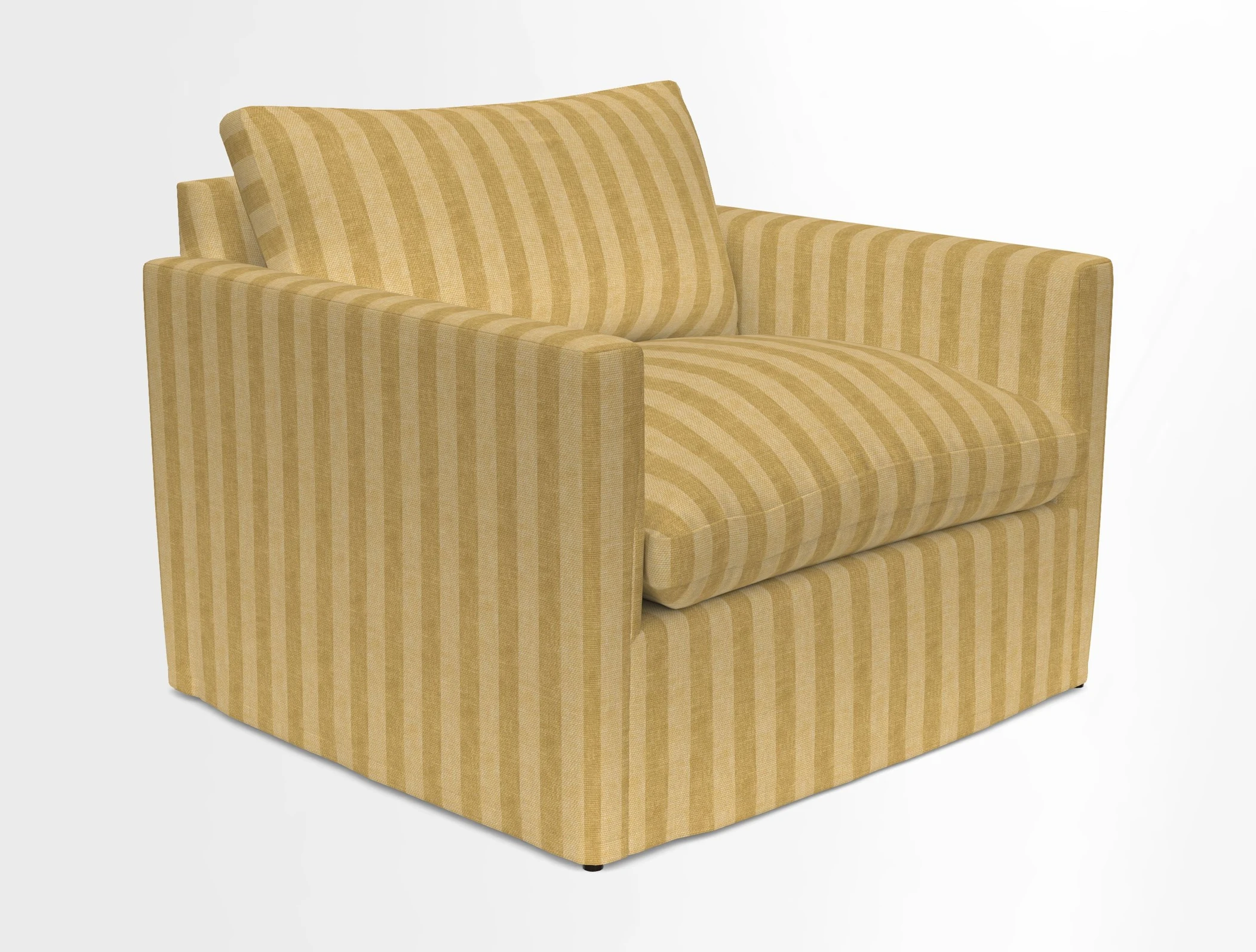 Heyshott Snuggler in Two Tone Plain Biscuit. Loose cover option available