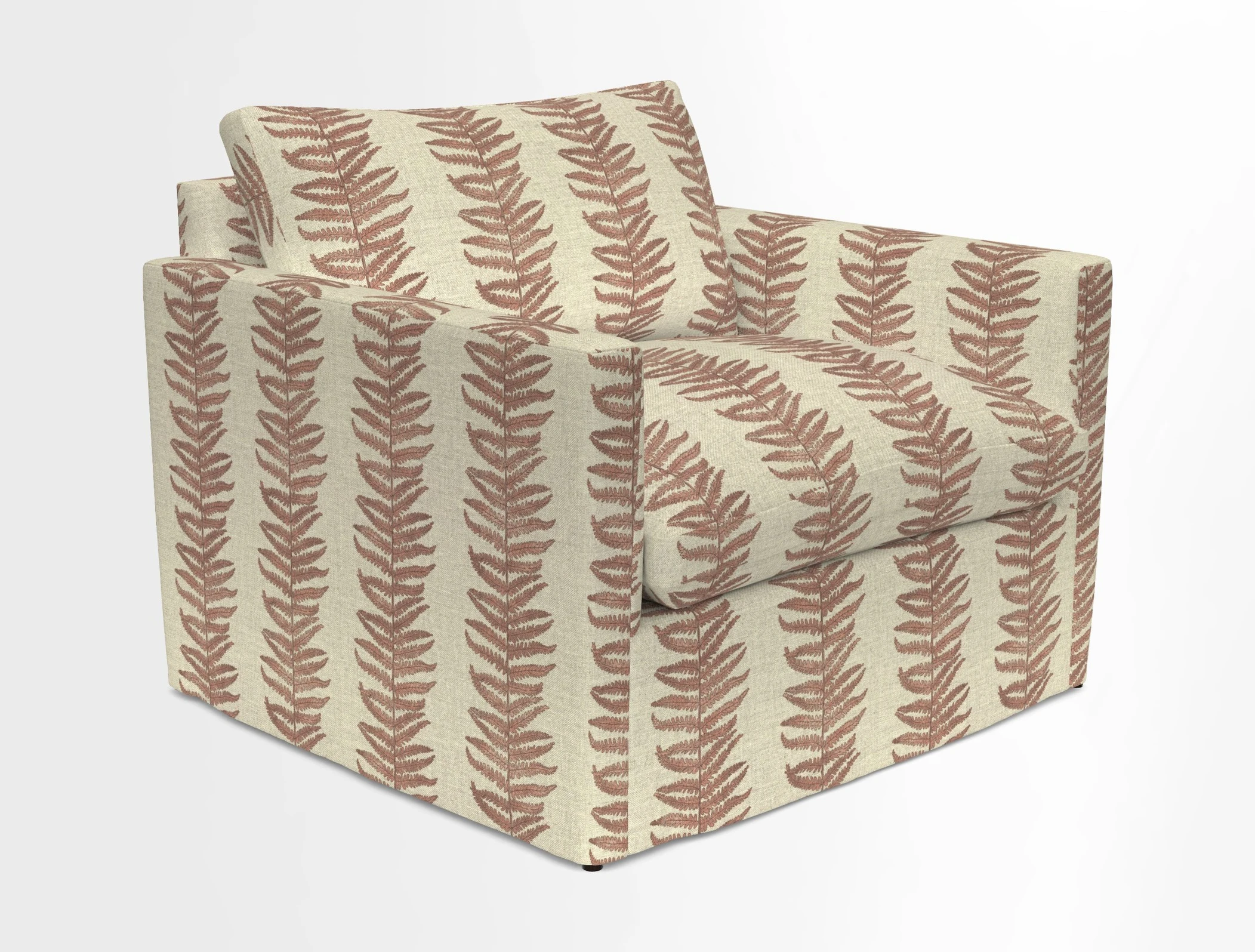 Heyshott Snuggler in Two Tone Plain Biscuit. Loose cover option available