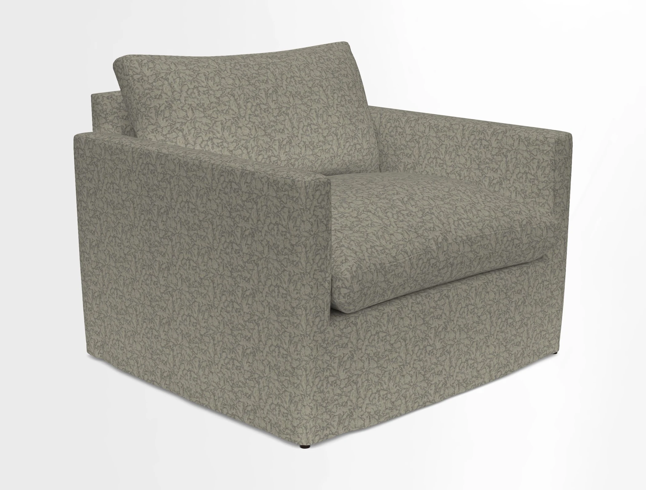Heyshott Snuggler in Two Tone Plain Biscuit. Loose cover option available