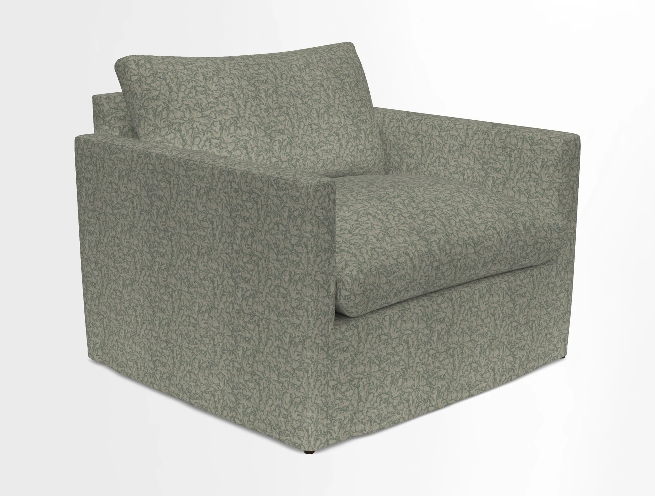 Heyshott Snuggler in Two Tone Plain Biscuit. Loose cover option available