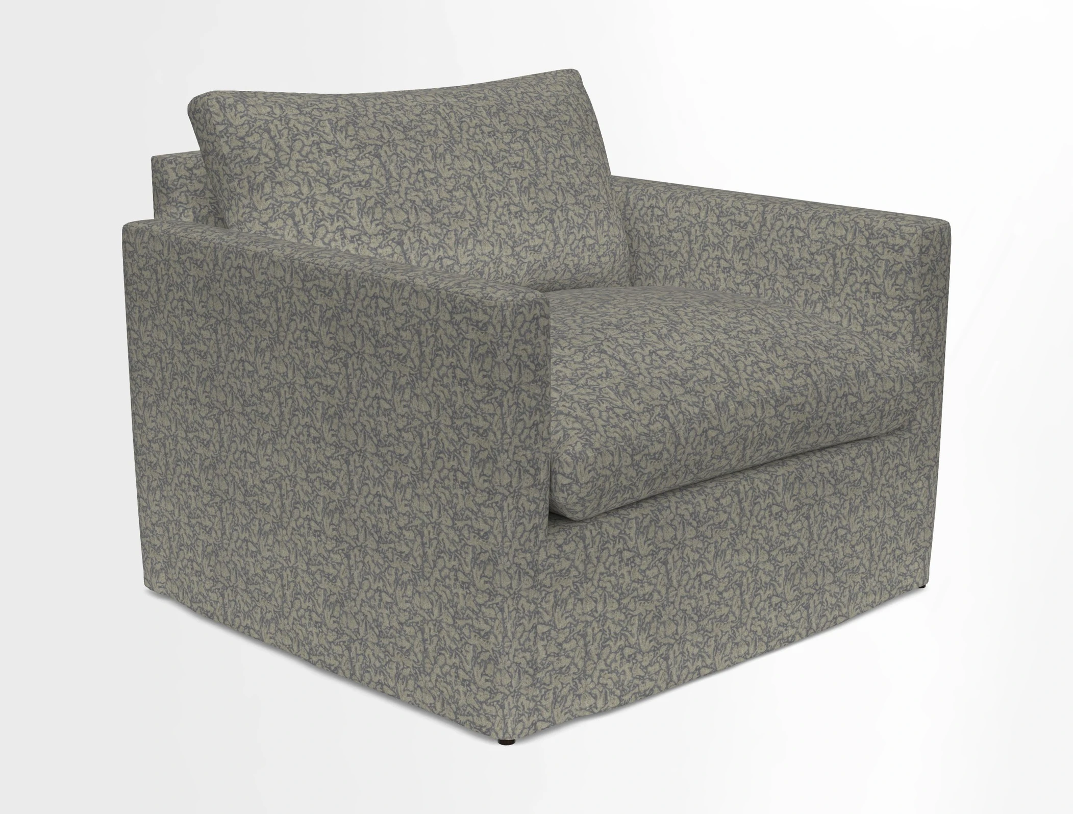 Heyshott Snuggler in Two Tone Plain Biscuit. Loose cover option available