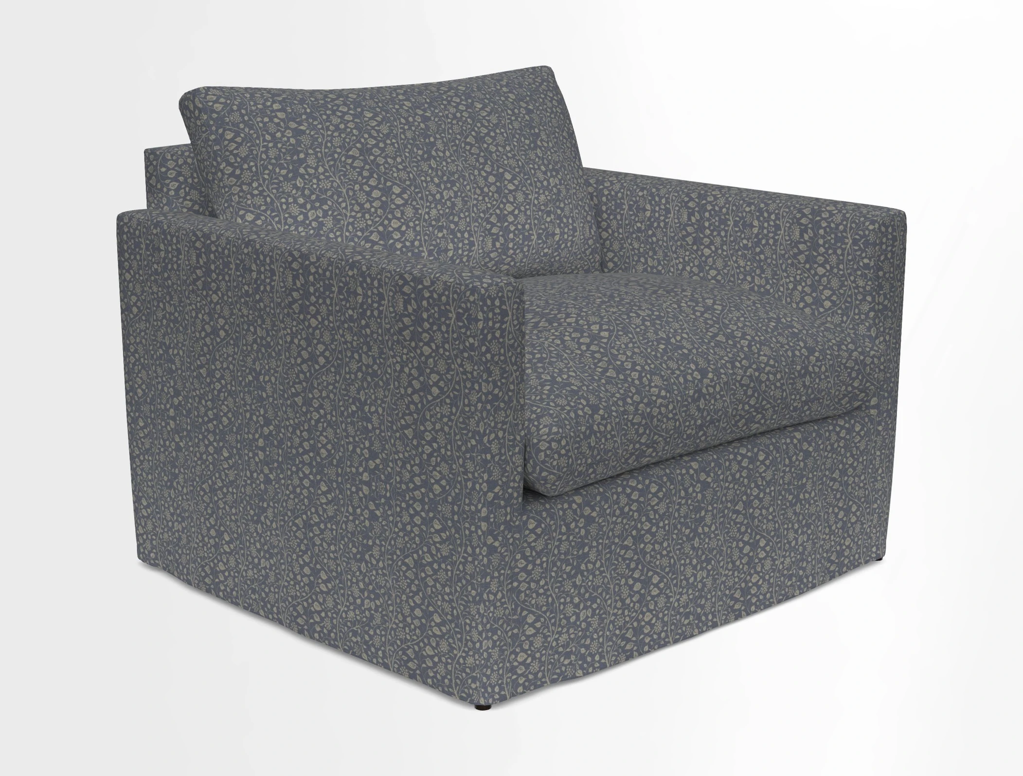 Heyshott Snuggler in Two Tone Plain Biscuit. Loose cover option available