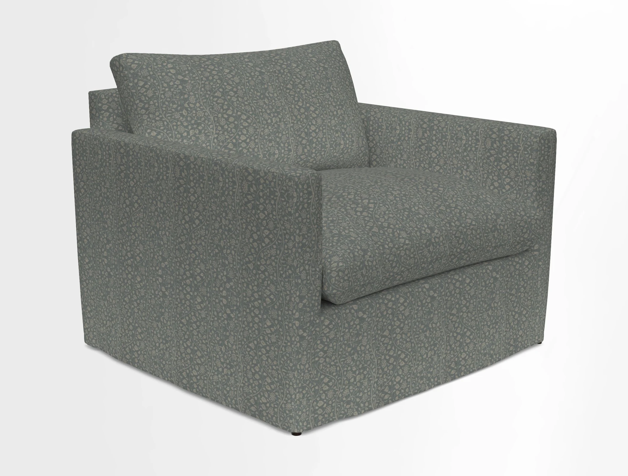 Heyshott Snuggler in Two Tone Plain Biscuit. Loose cover option available