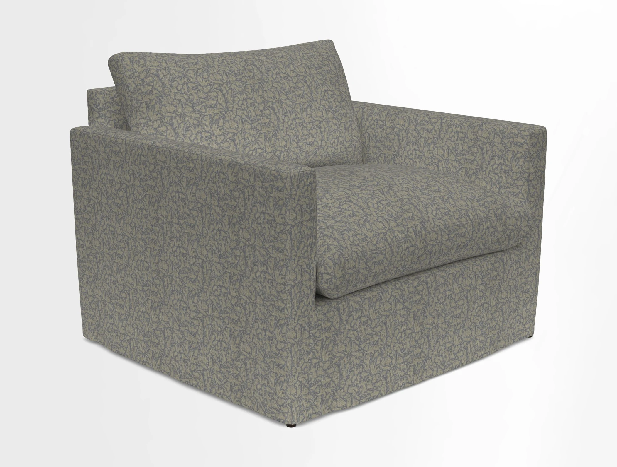 Heyshott Snuggler in Two Tone Plain Biscuit. Loose cover option available