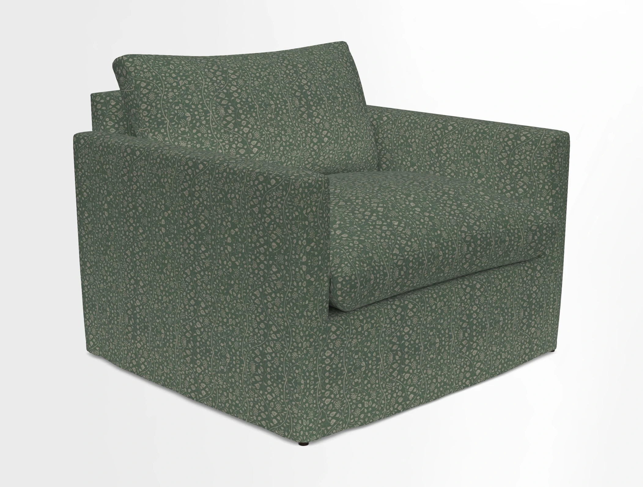 Heyshott Snuggler in Two Tone Plain Biscuit. Loose cover option available