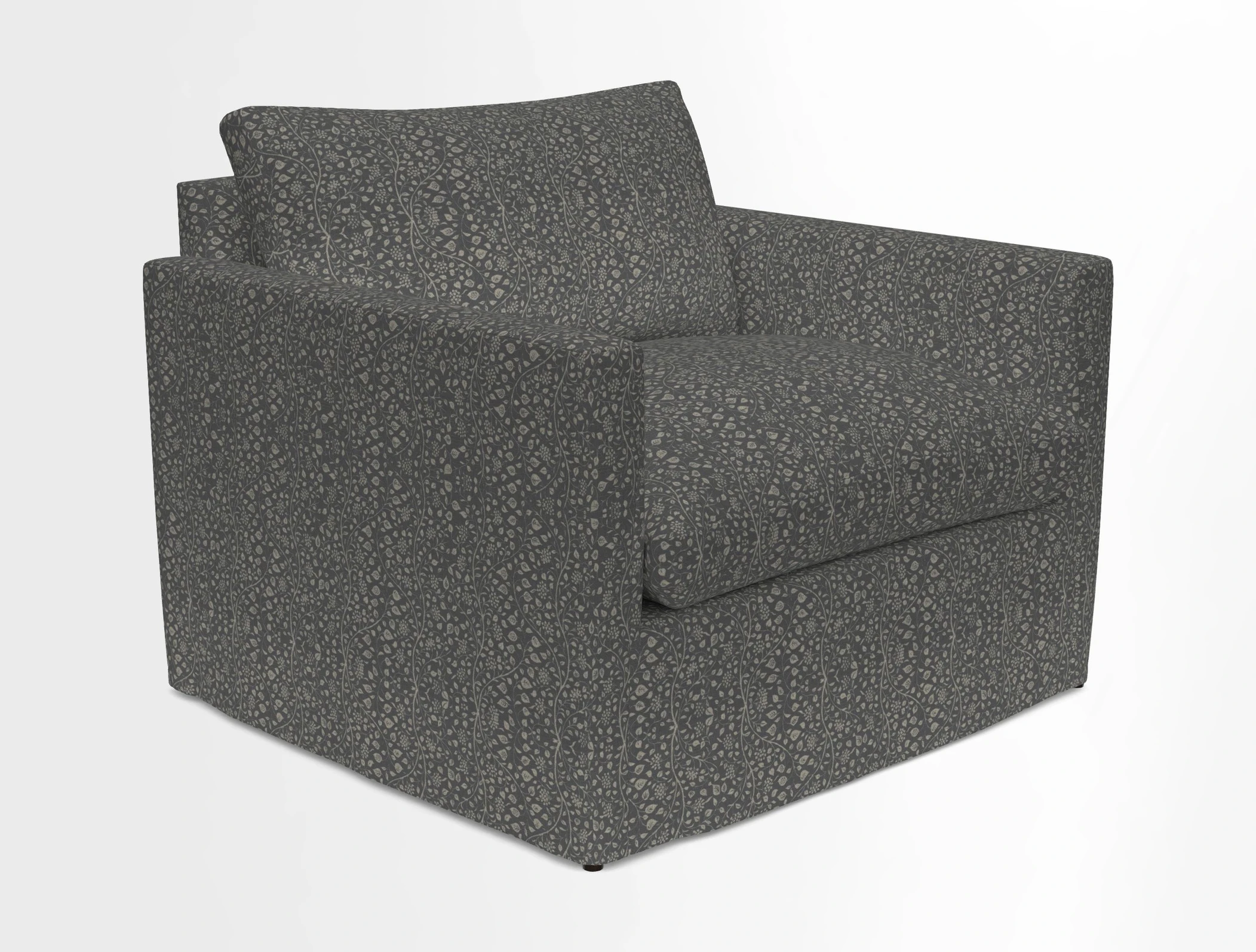 Heyshott Snuggler in Two Tone Plain Biscuit. Loose cover option available