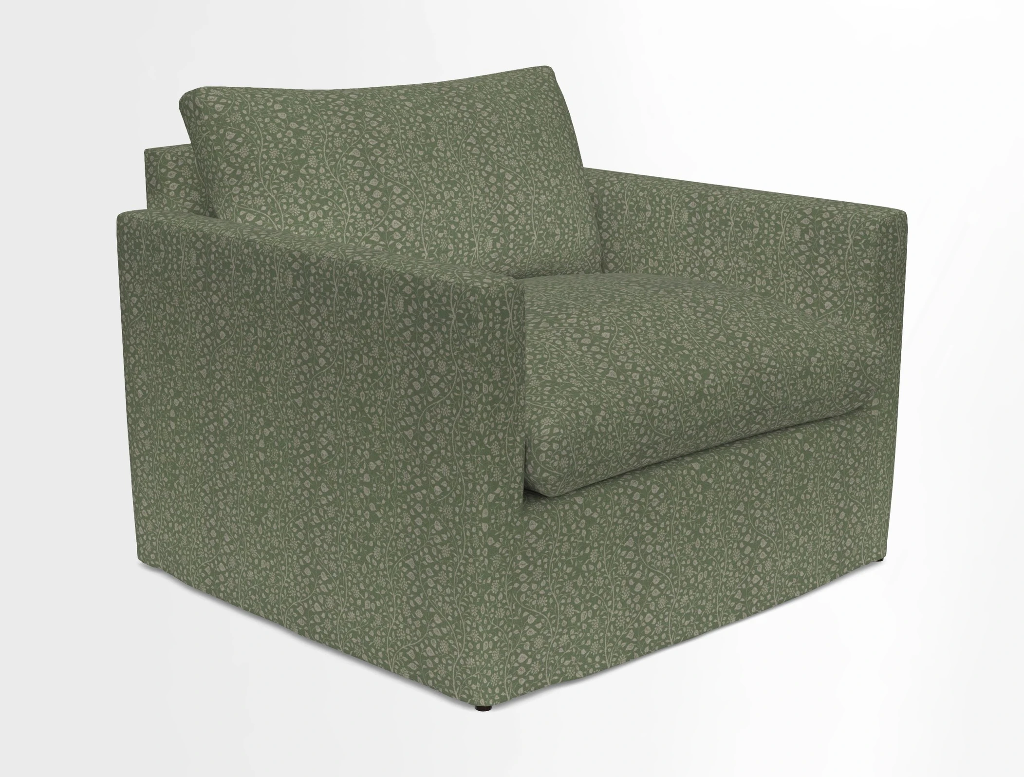 Heyshott Snuggler in Two Tone Plain Biscuit. Loose cover option available