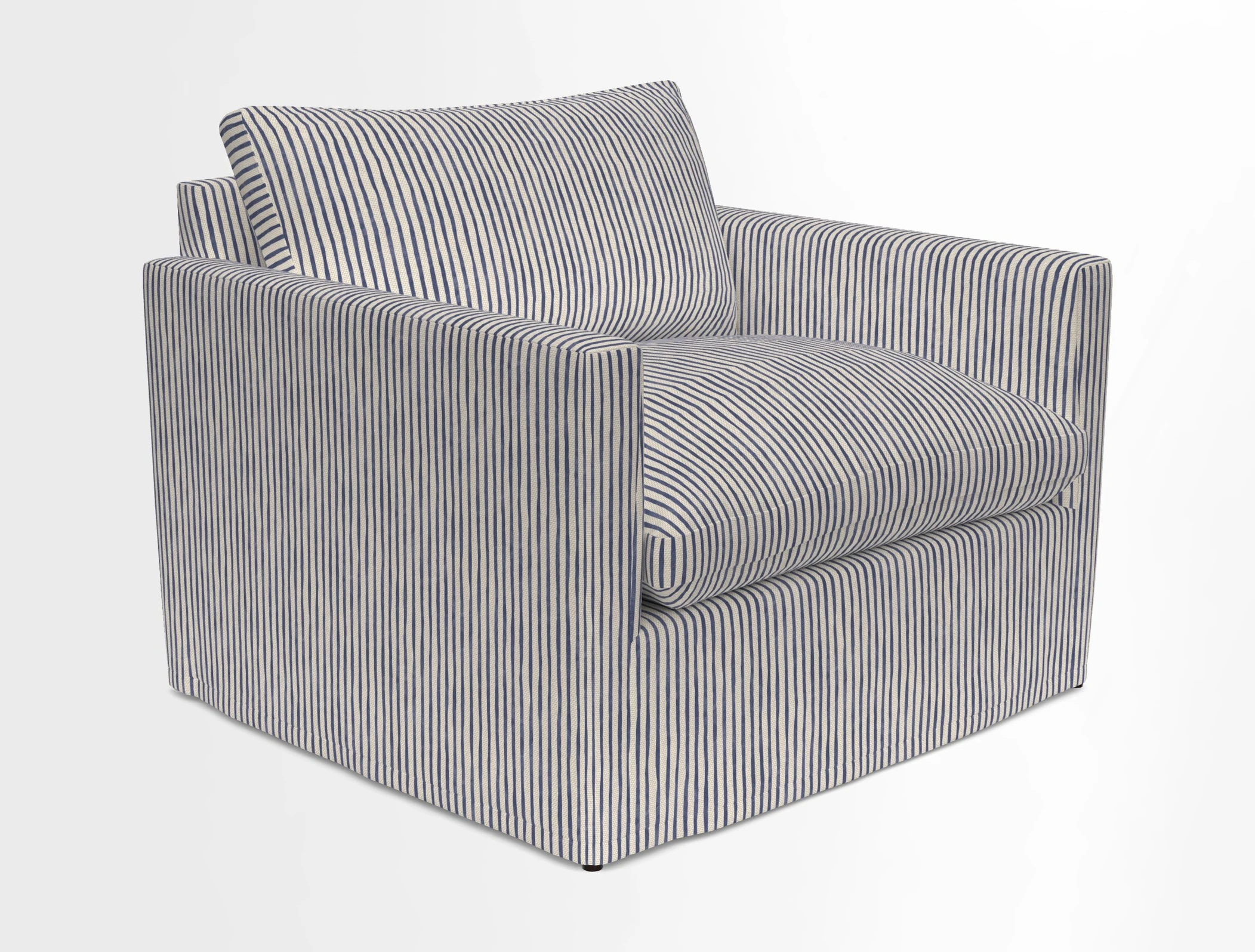 Heyshott Snuggler in Two Tone Plain Biscuit. Loose cover option available
