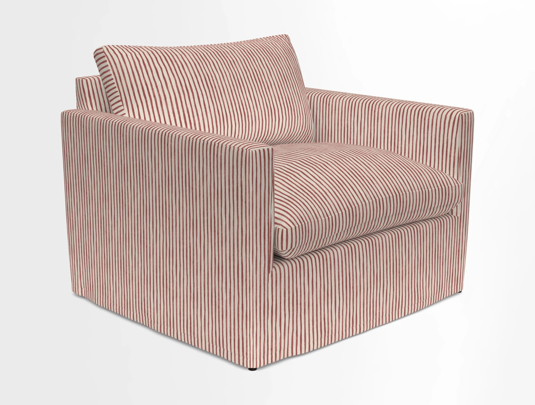 Heyshott Snuggler in Two Tone Plain Biscuit. Loose cover option available