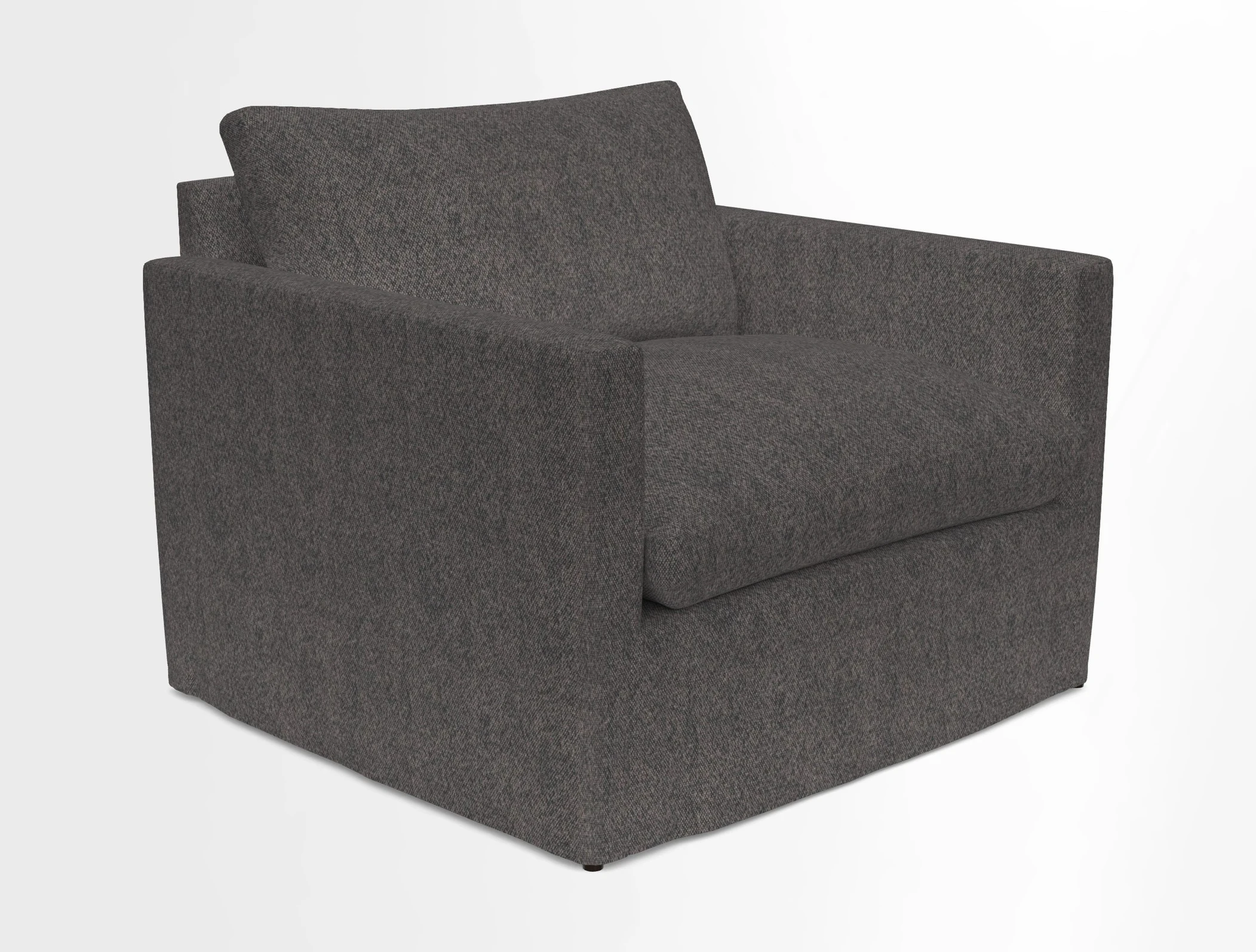 Heyshott Snuggler in Two Tone Plain Biscuit. Loose cover option available